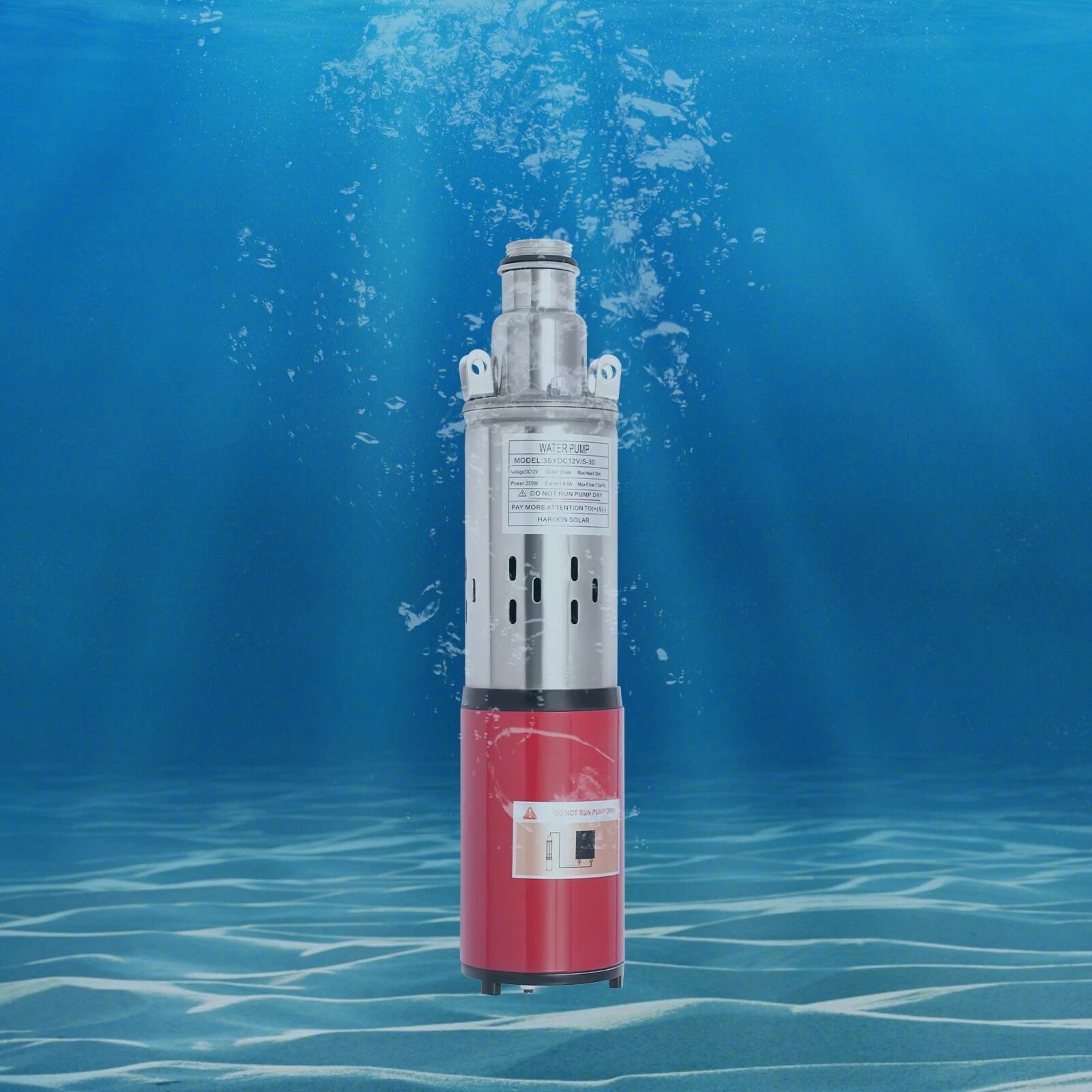 dc stainless steel deep well water pump high efficiency & durable submersible pump