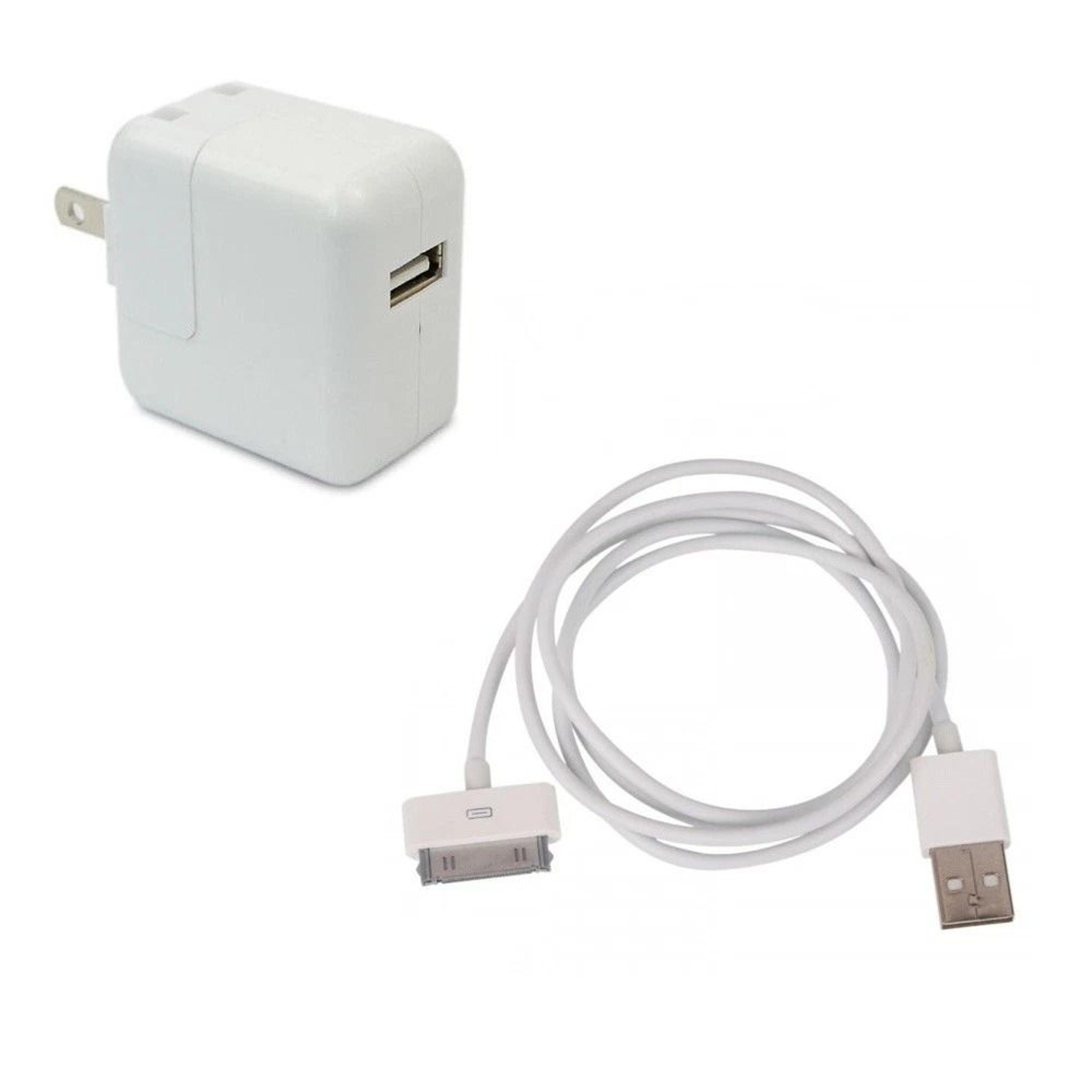 ipad charger adapter plug + usb cable for ipad high quality power solution