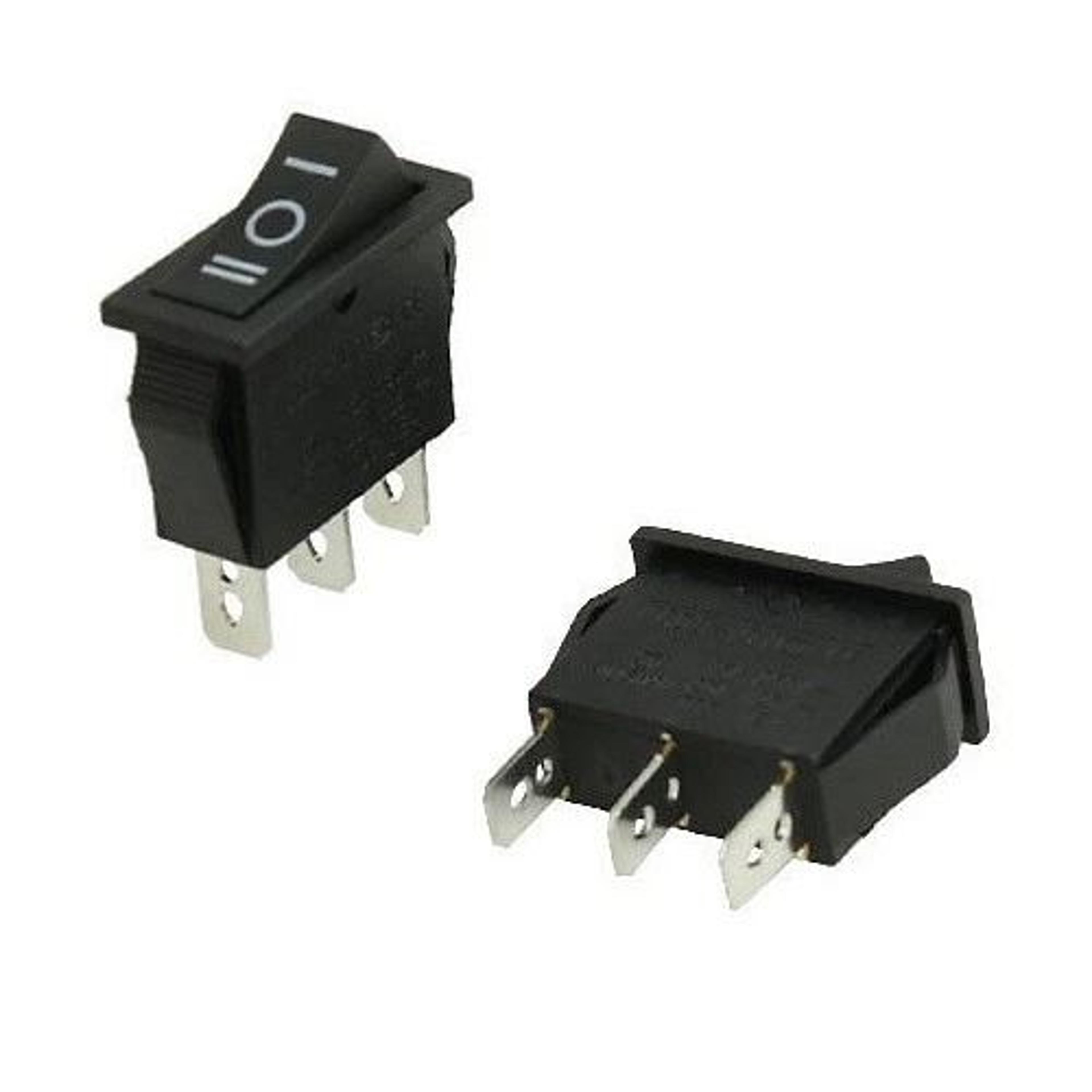 3 pin spdt 3 position rocker switch for cars and diy control panels