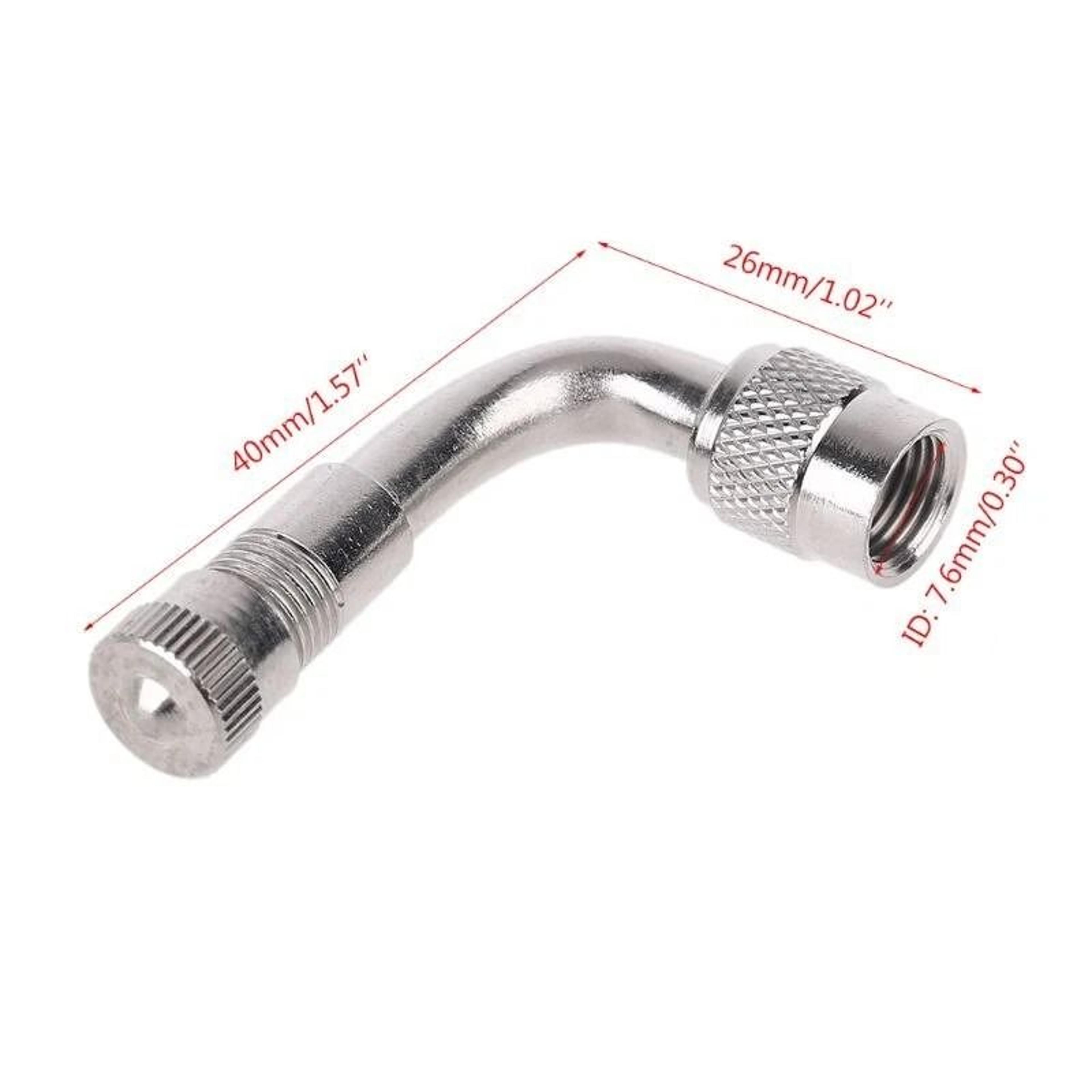 90 Degree Valve Stem Extension For Car Motorcycle RV Tires 6