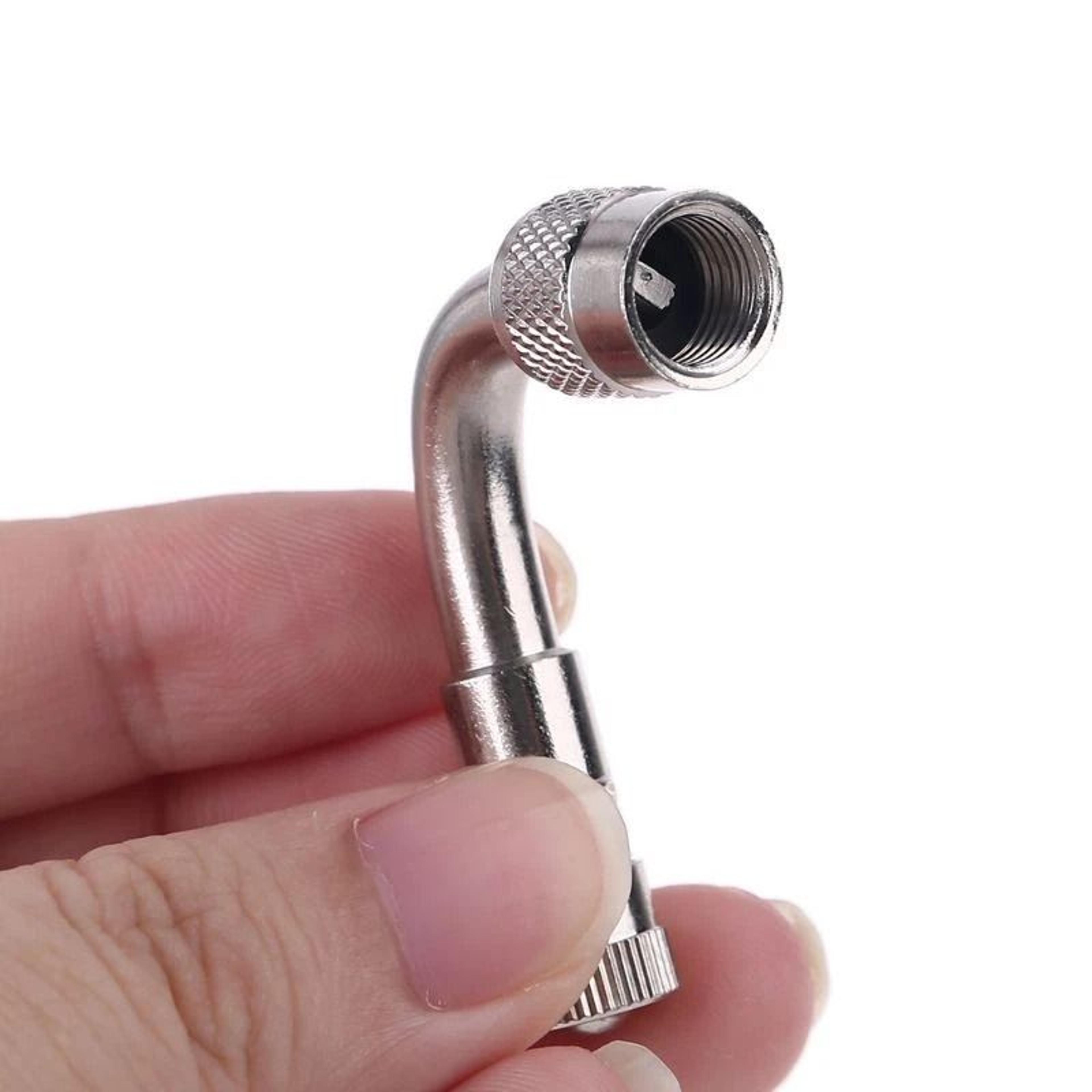 90 Degree Valve Stem Extension For Car Motorcycle RV Tires 7