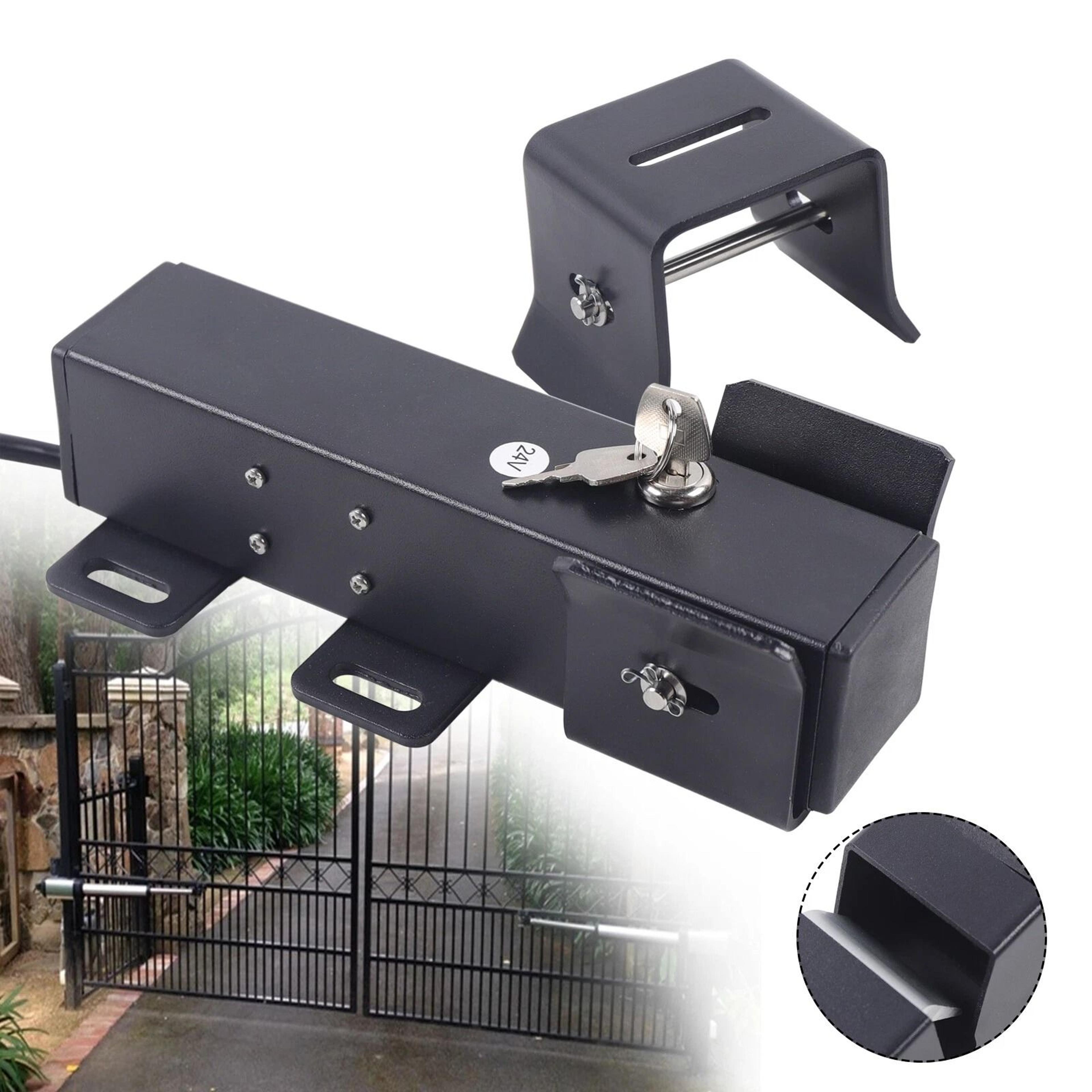dc automatic electric gate lock for swing gate opener secure your gate with ease
