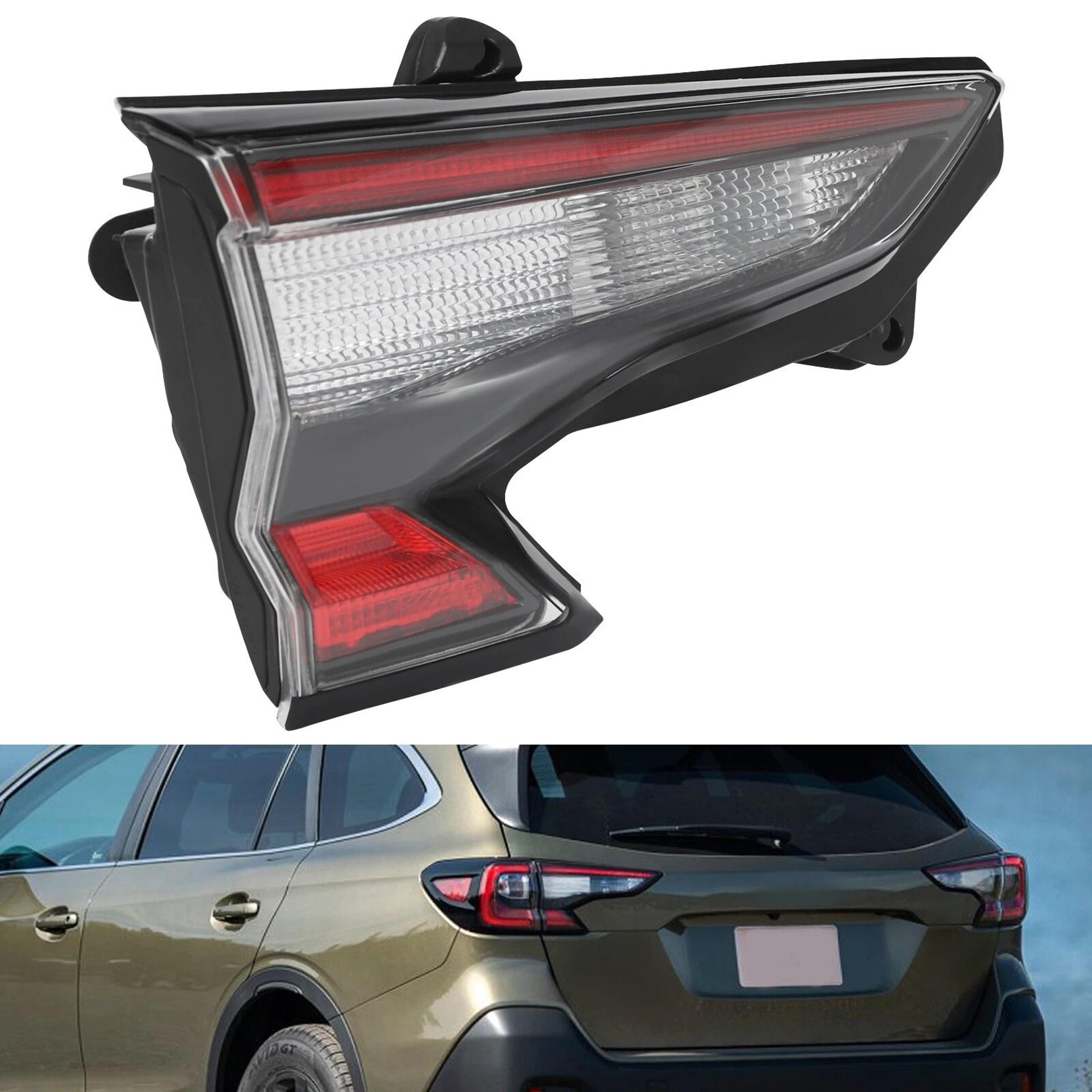 premium left inner led tail light for subaru outback direct fit subaru outback led tail light replacement