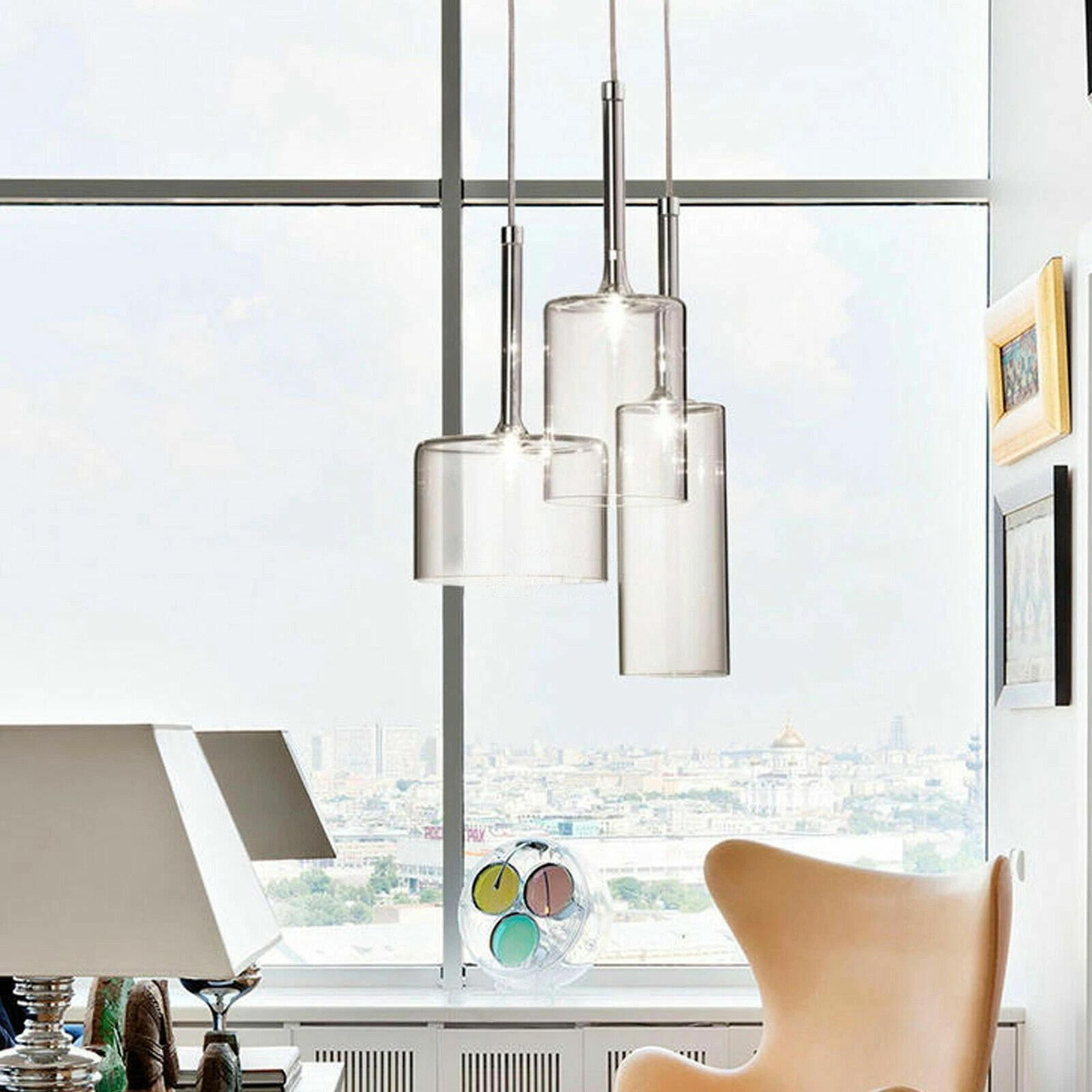 3 heads modern led chandelier pendant light for dining room ceiling