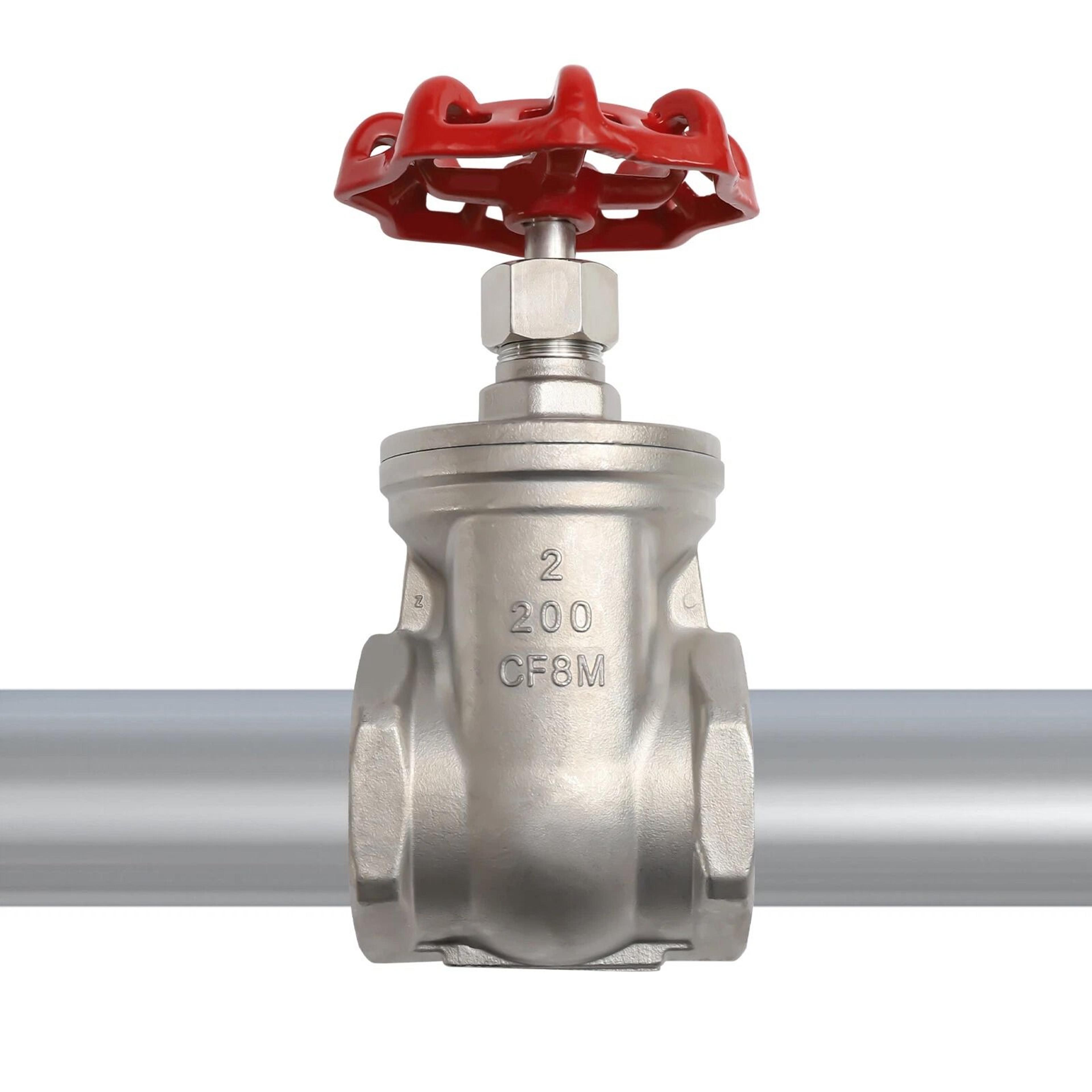 NPT Stainless Steel Gate Valve Heavy Duty CF8M Industrial Valve 6