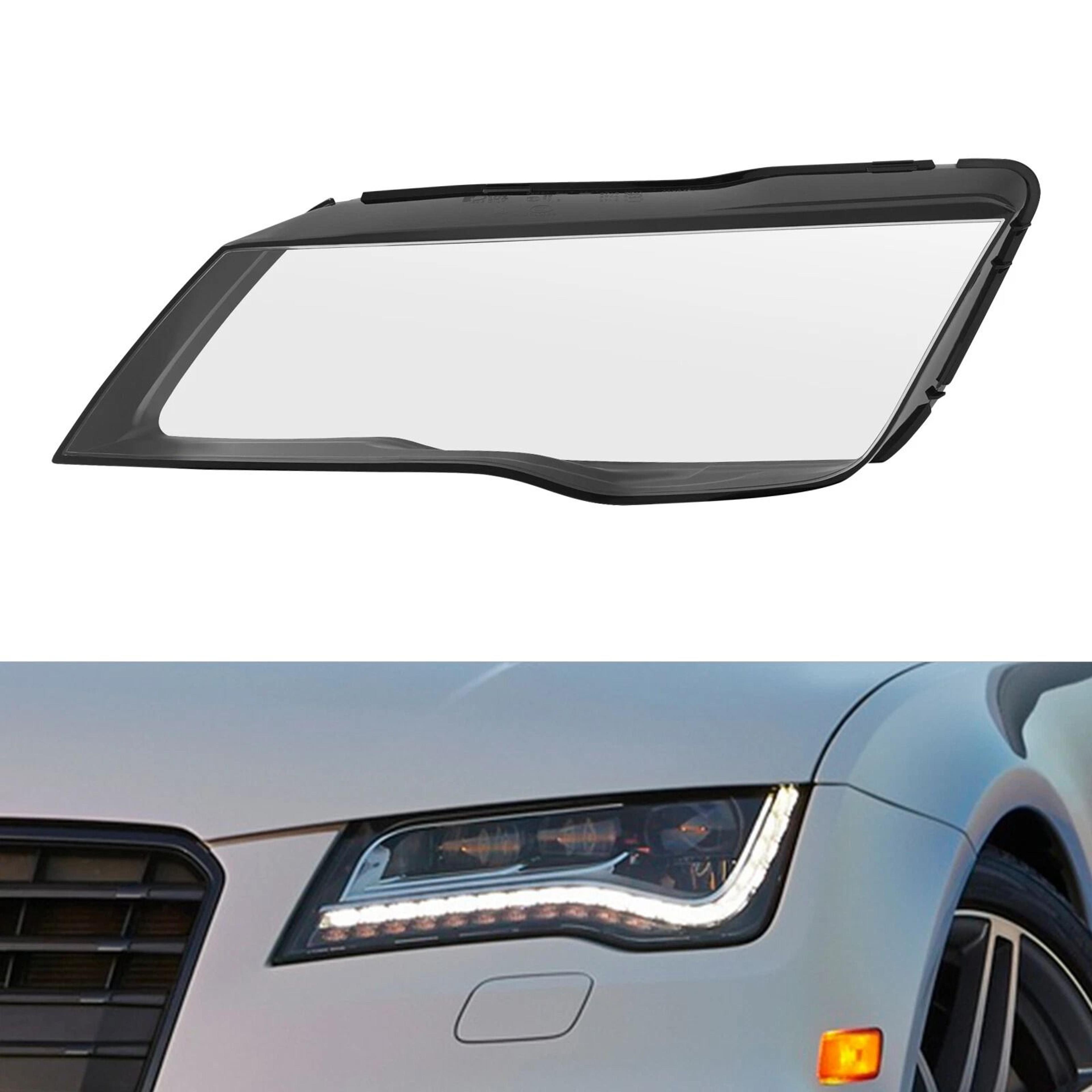 premium left driver side headlight lens cover for audi