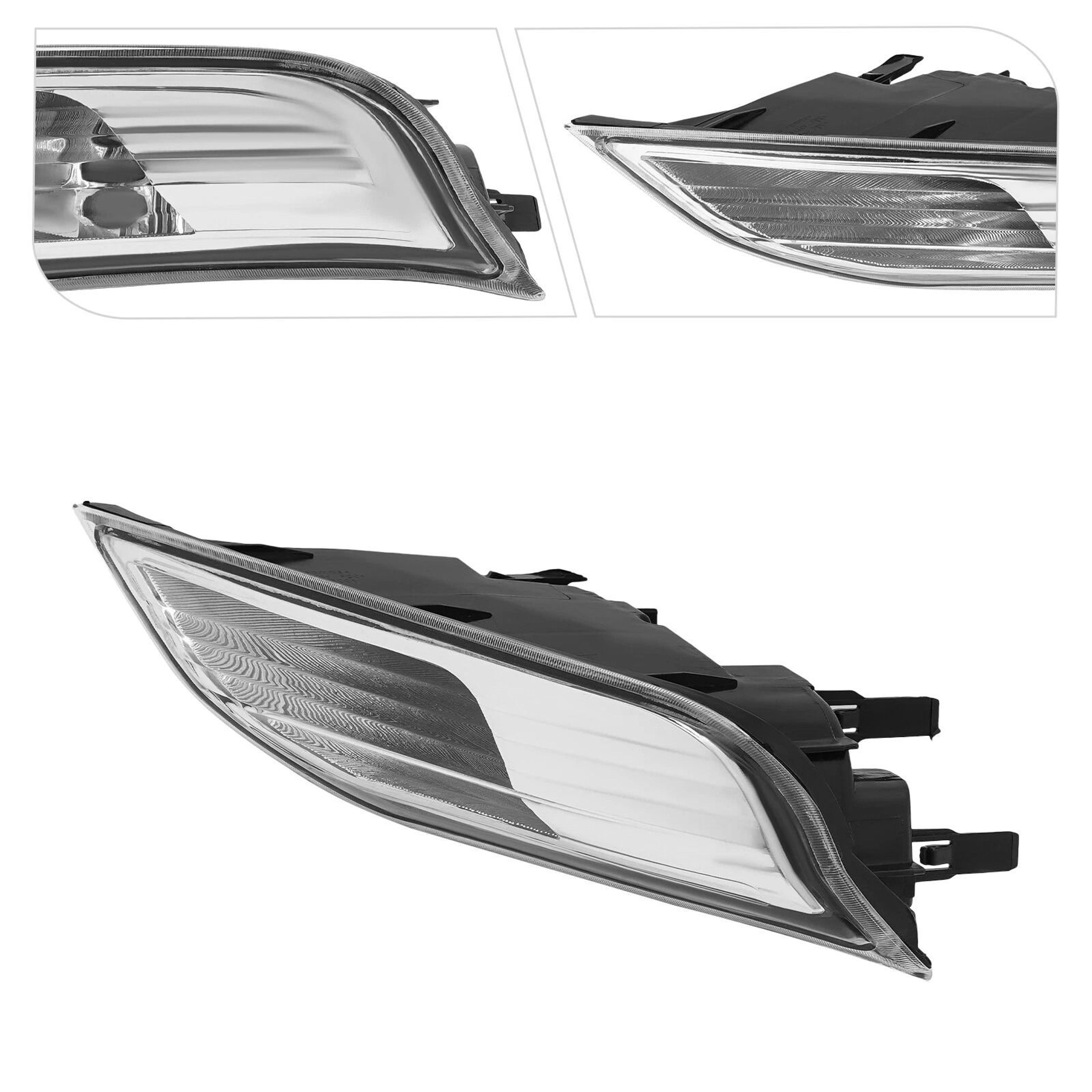 Premium Left Front Lexus GX460 Turn Signal Fog Lamp Direct Replacement Front Bumper Light 16