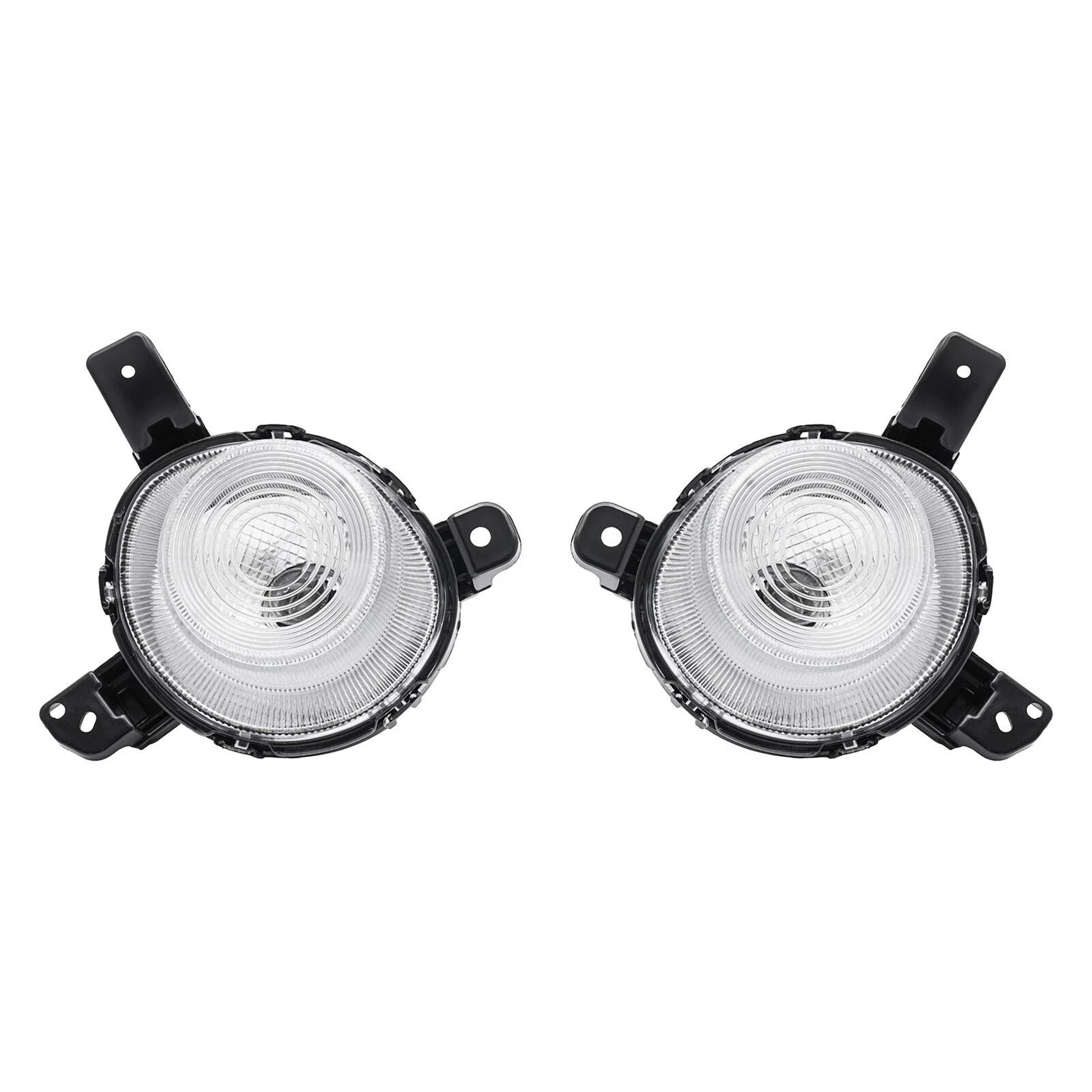 Premium Front Bumper Kia Forte Fog Lights Halogen Replacement Pair 11
