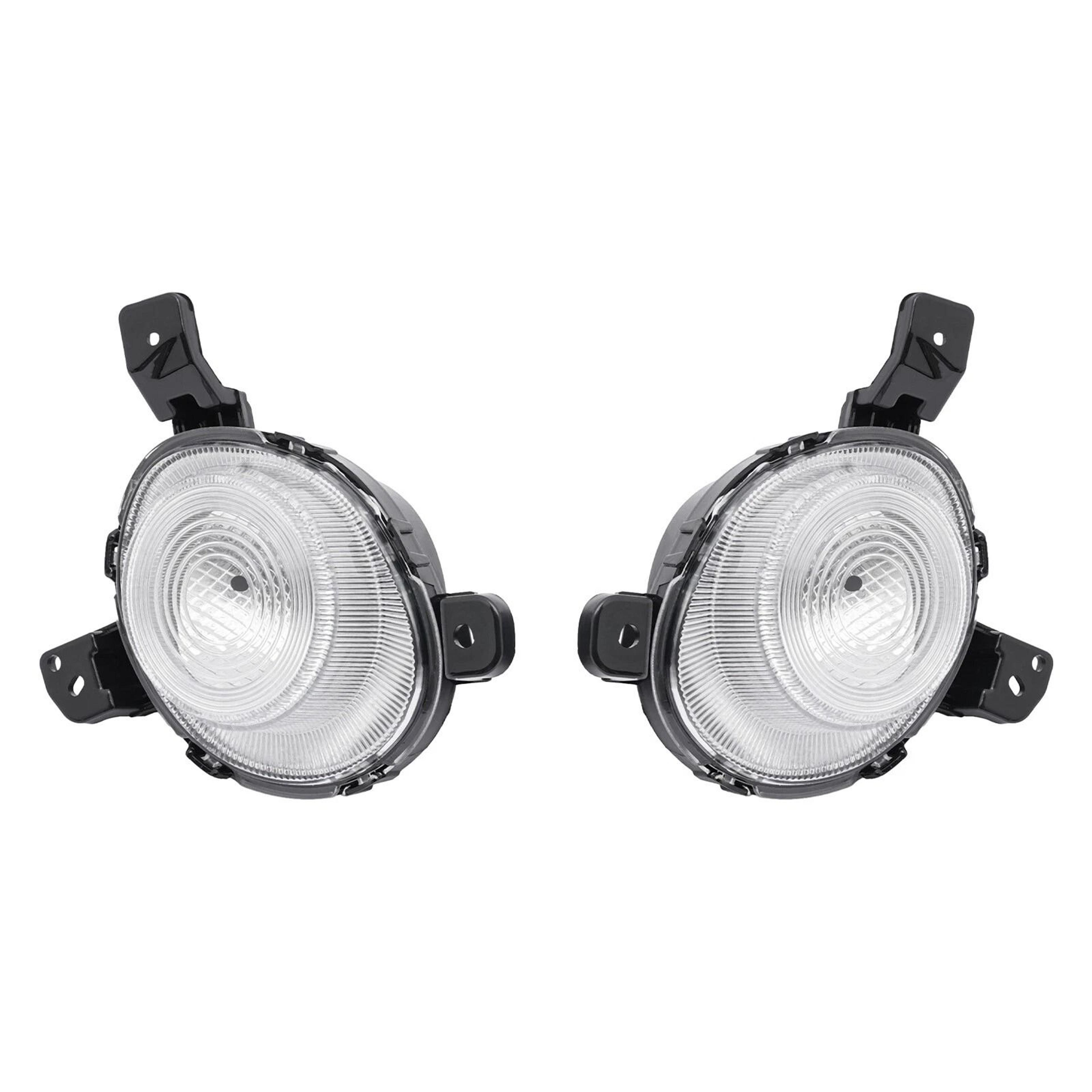 Premium Front Bumper Kia Forte Fog Lights Halogen Replacement Pair 12