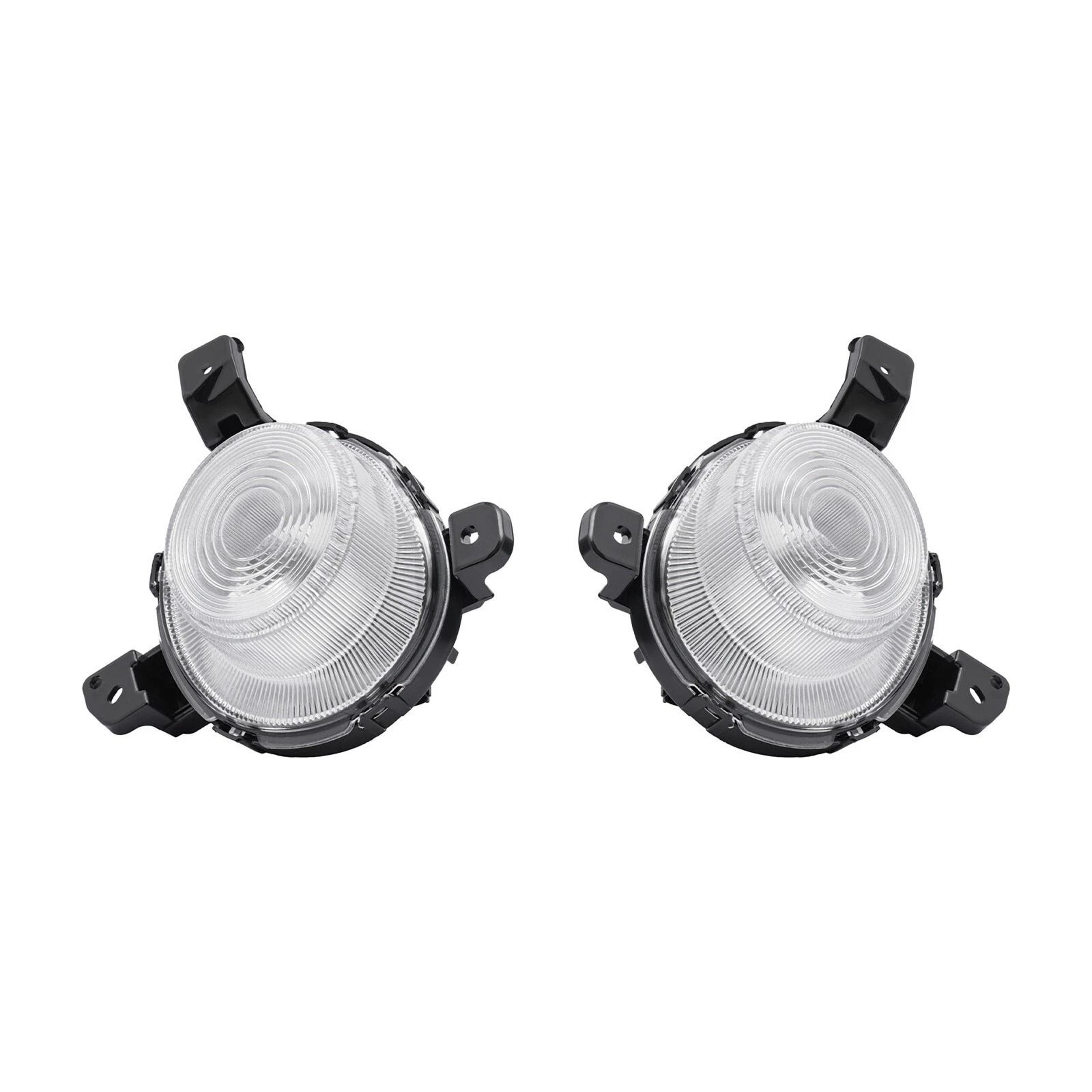 Premium Front Bumper Kia Forte Fog Lights Halogen Replacement Pair 6