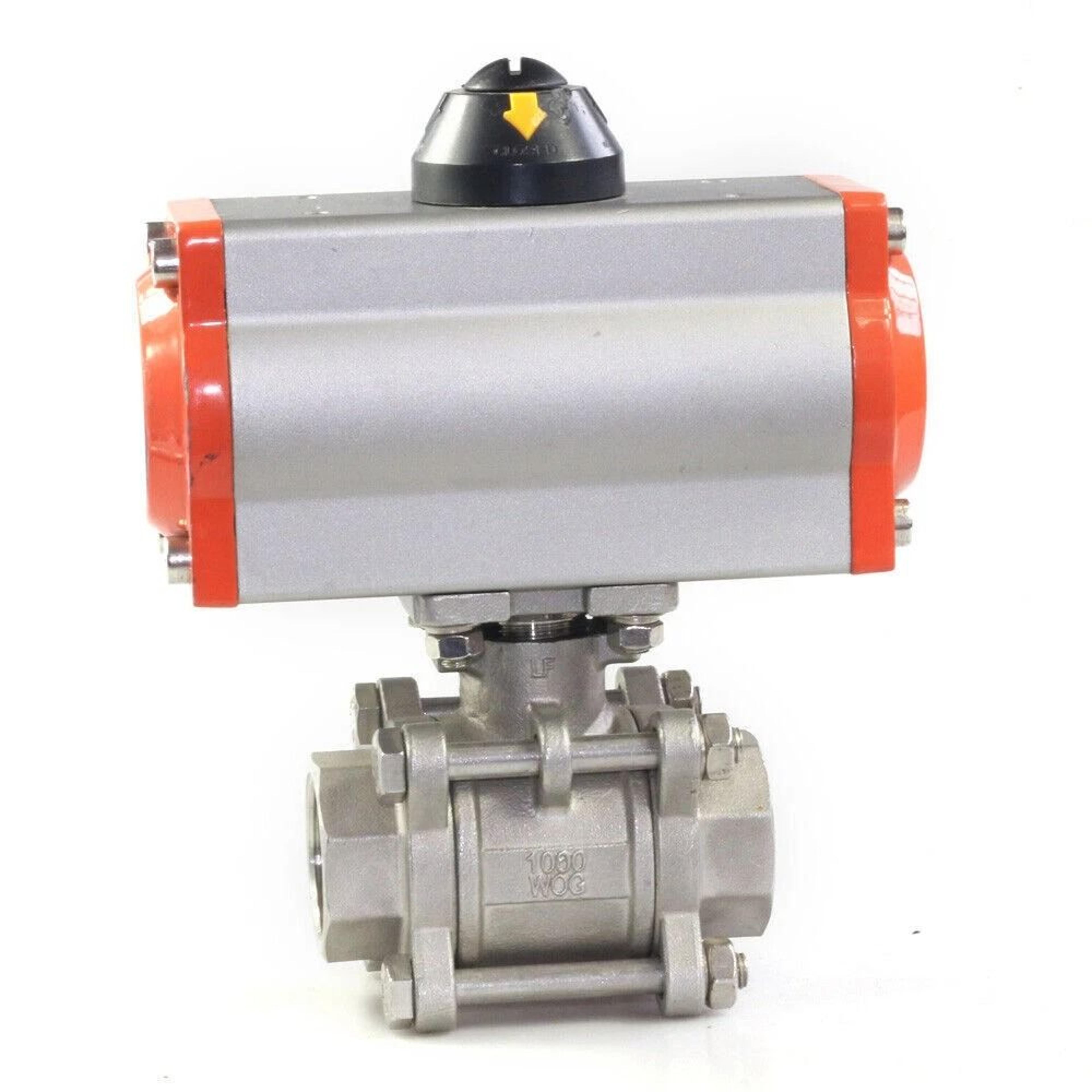 Premium Stainless Steel Pneumatic Ball Valve Air Actuated Valve 4