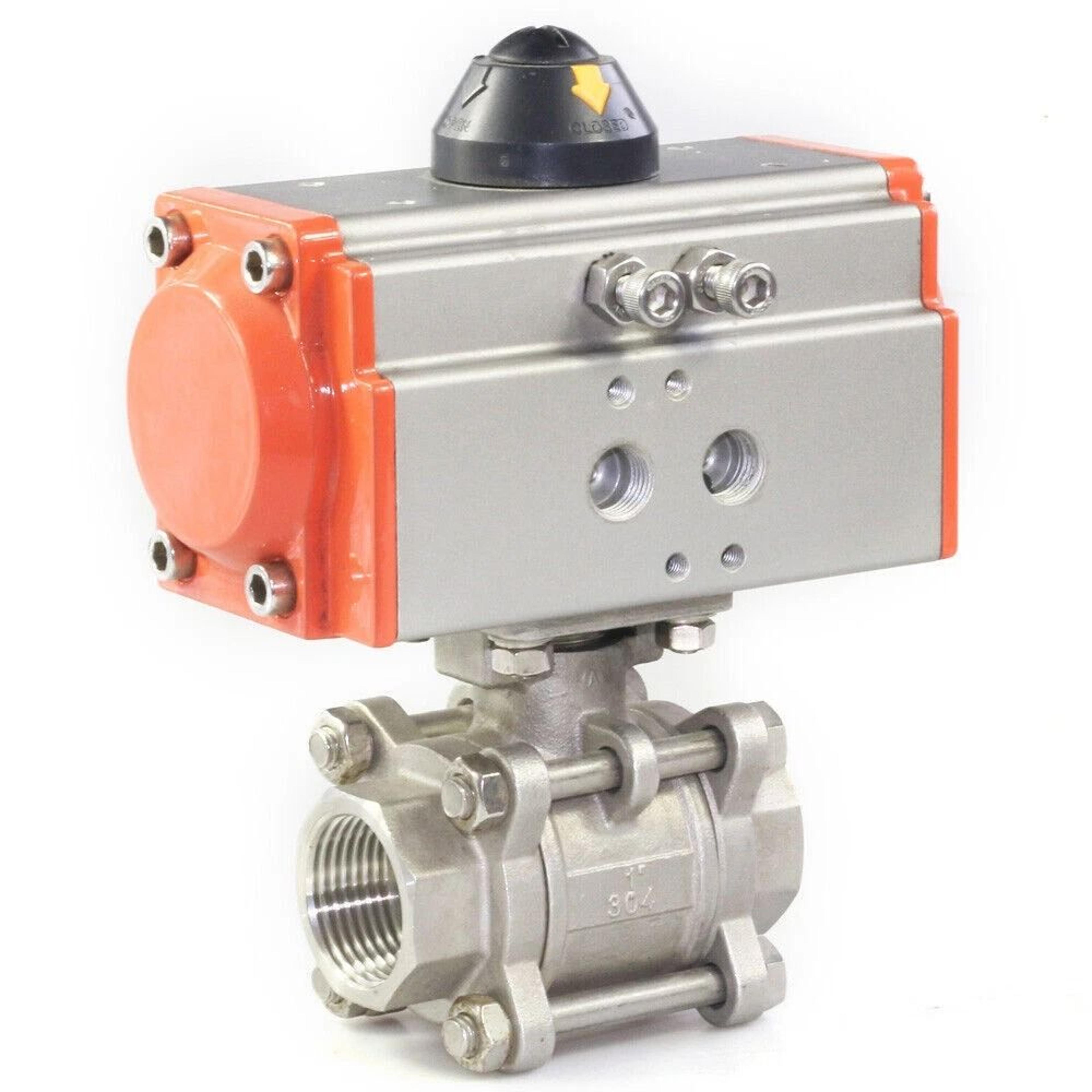 Premium Stainless Steel Pneumatic Ball Valve Air Actuated Valve 5