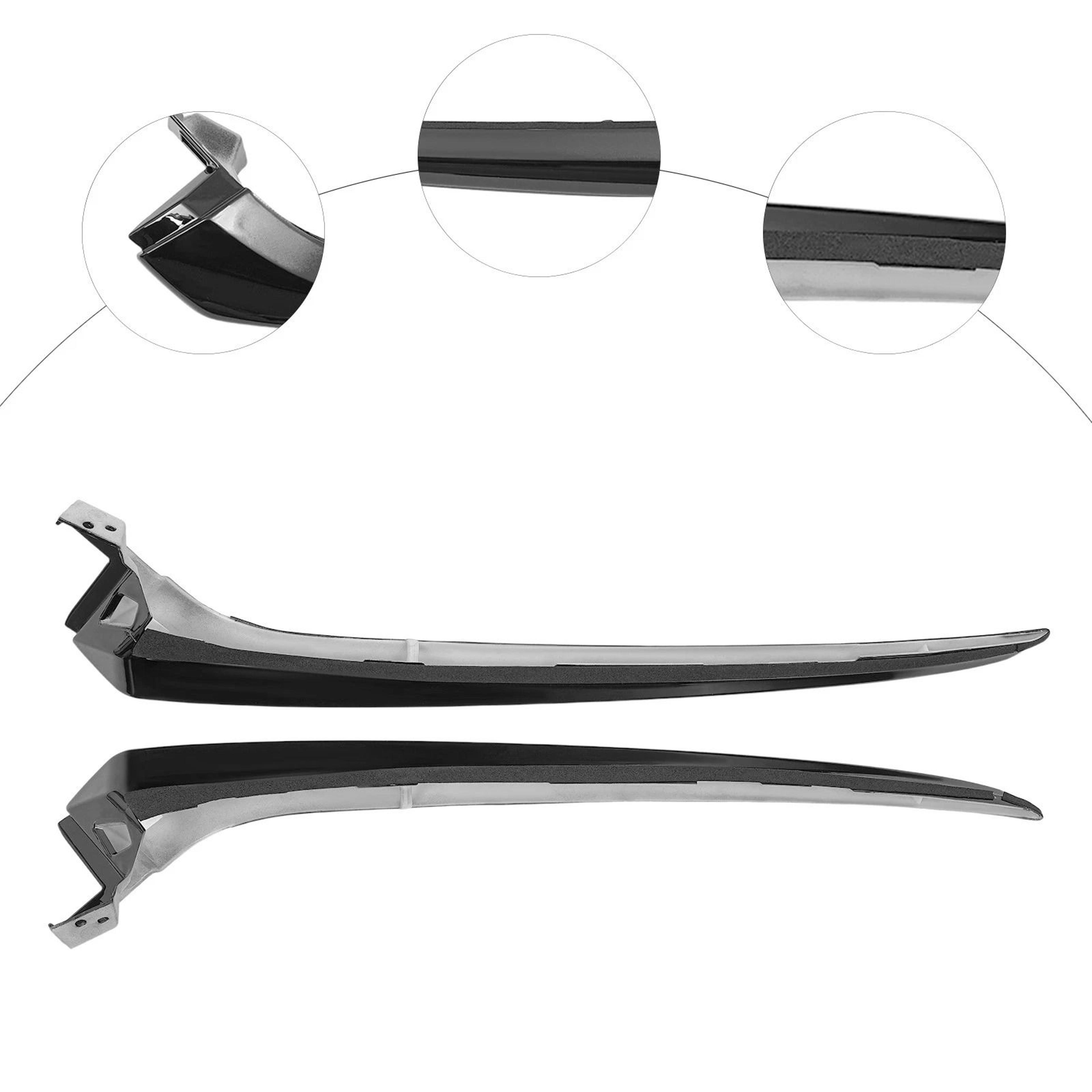 Premium Front Headlight Trim Molding Set For Honda CRV Left  Right Replacement 11