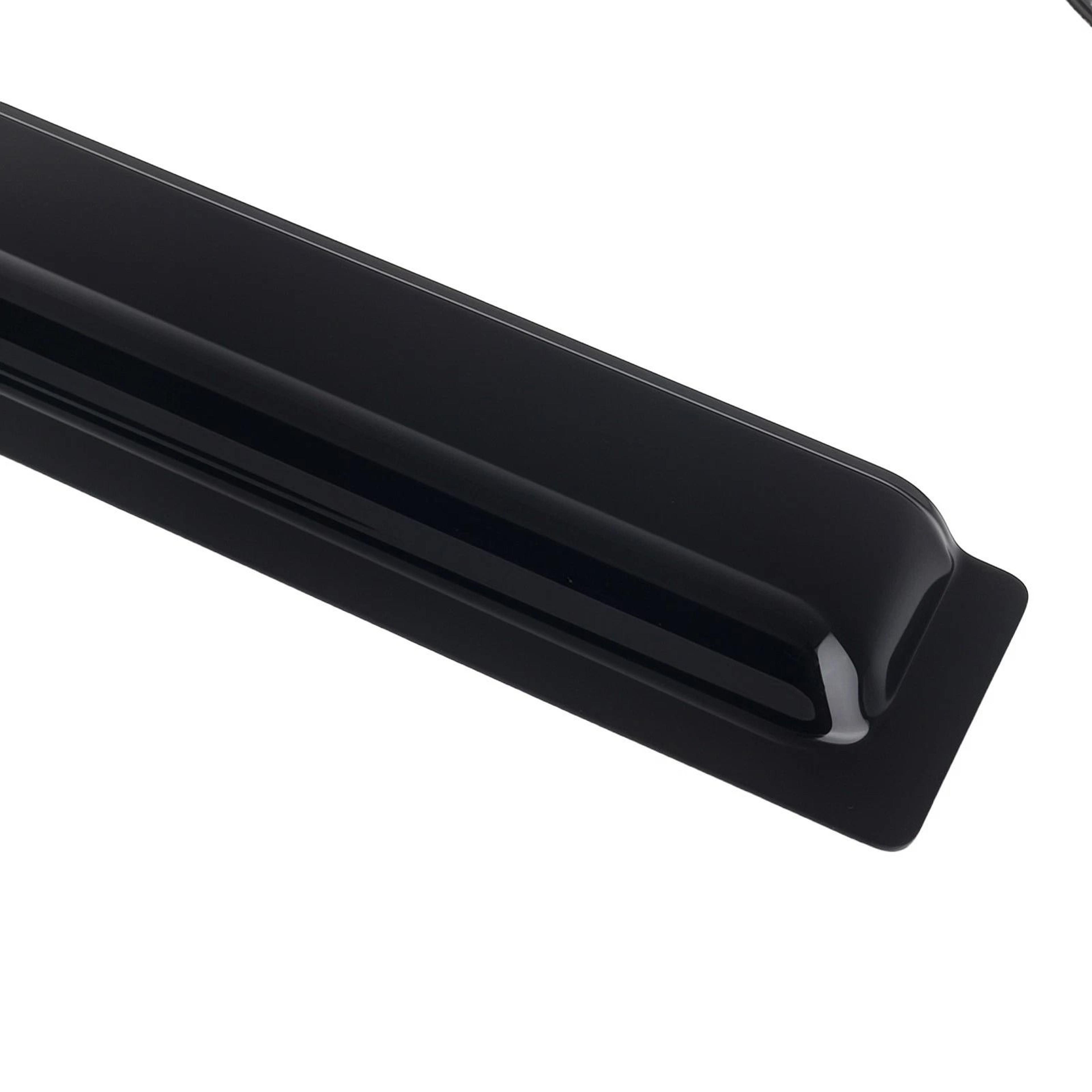 Black Ford Super Duty Window Visors Set 6
