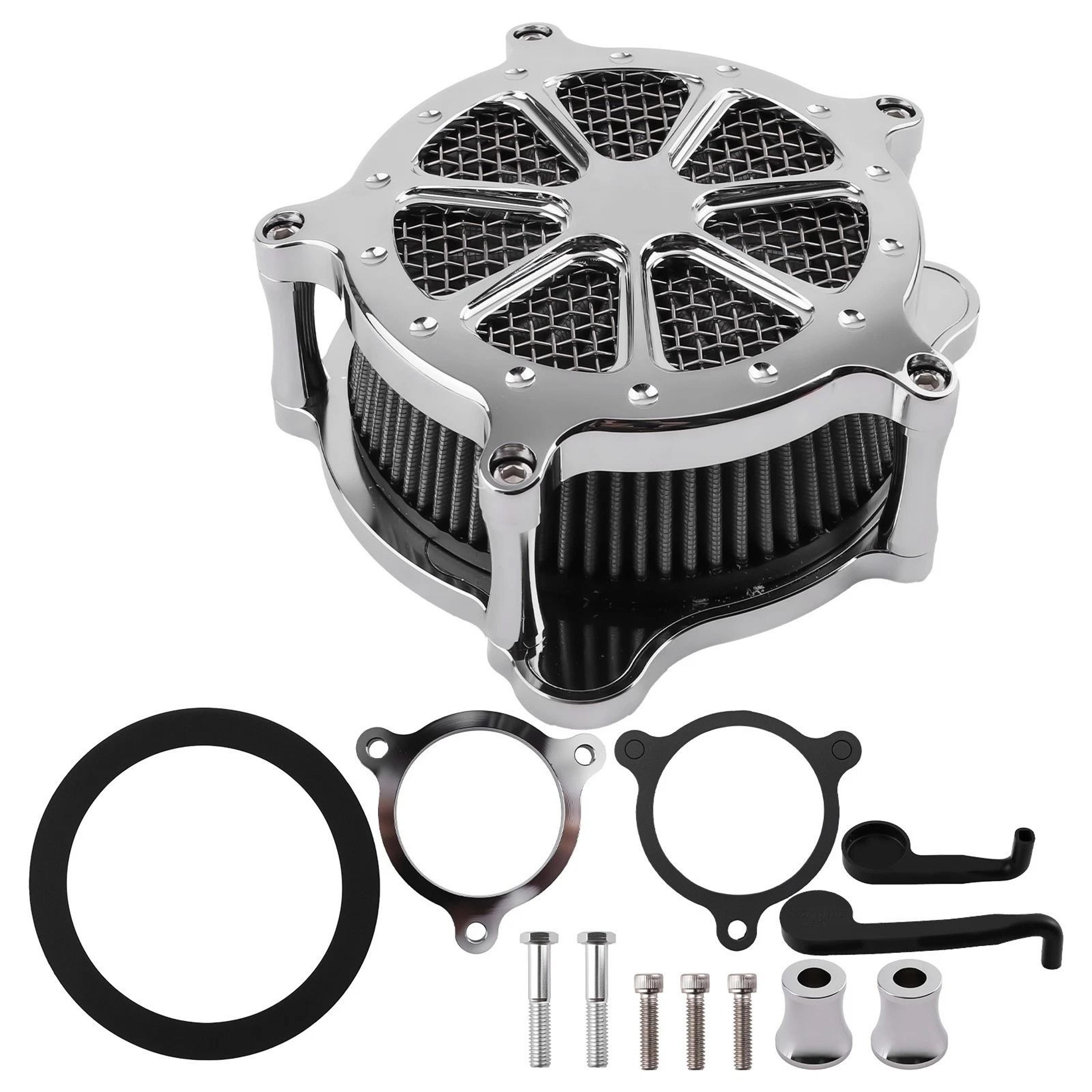 high flow harley m8 air cleaner intake filter for softail touring road king street glide