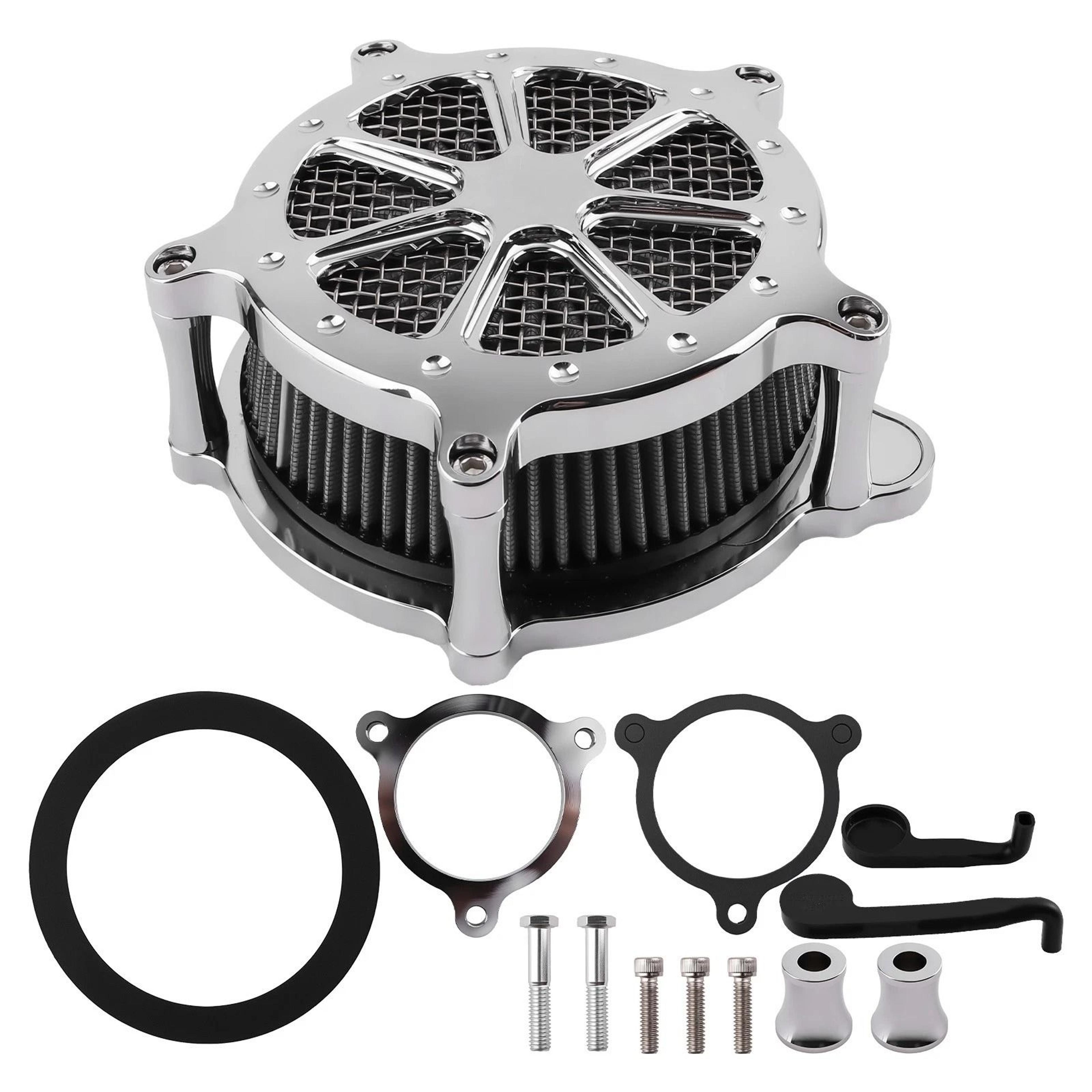 High Flow Harley M8 Air Cleaner Intake Filter For Softail Touring Road King Street Glide 9