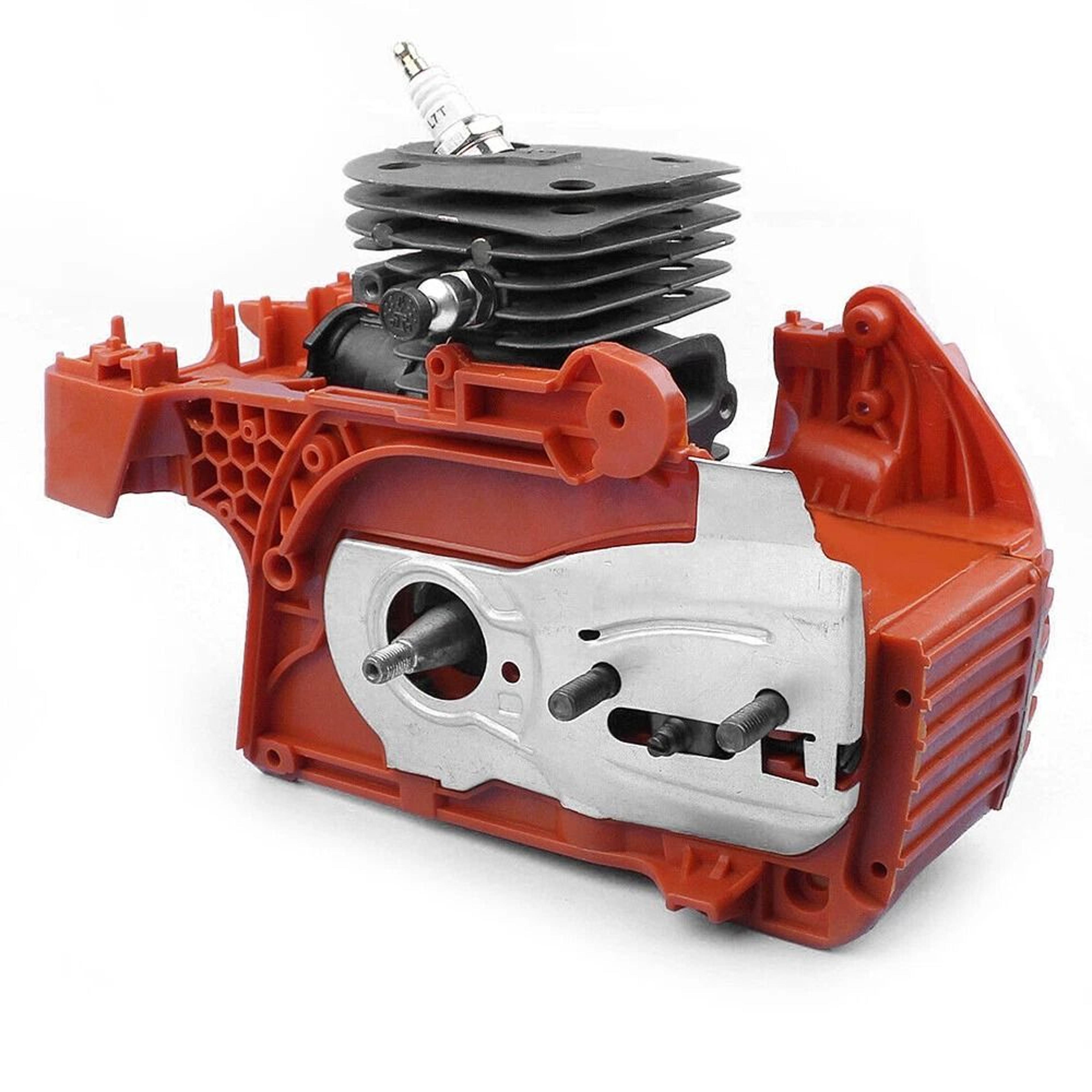 husqvarna chainsaw cylinder piston crankcase motor kit