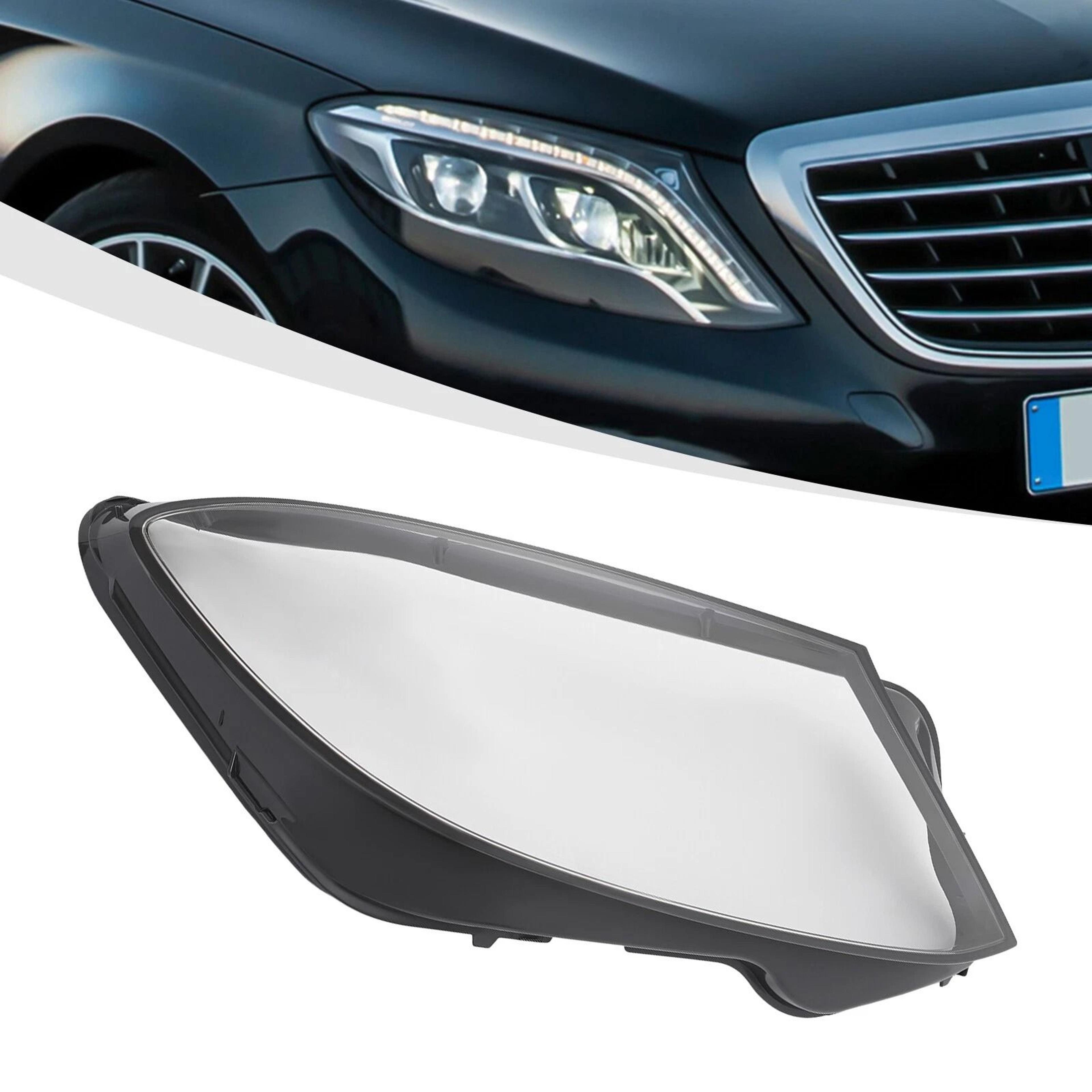 mercedes right front headlight lens cover for s class