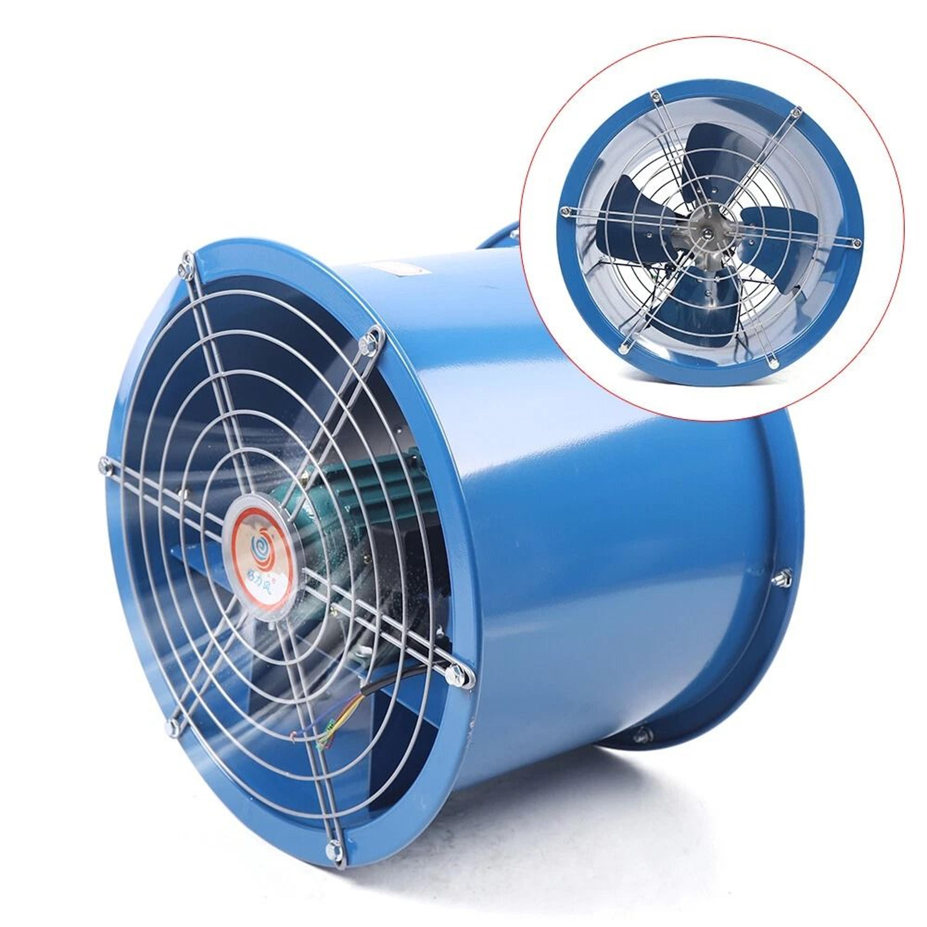 Industrial High Flow Axial Fan Exhaust Fan For Spray Booth Ventilation Pipe Vent 2