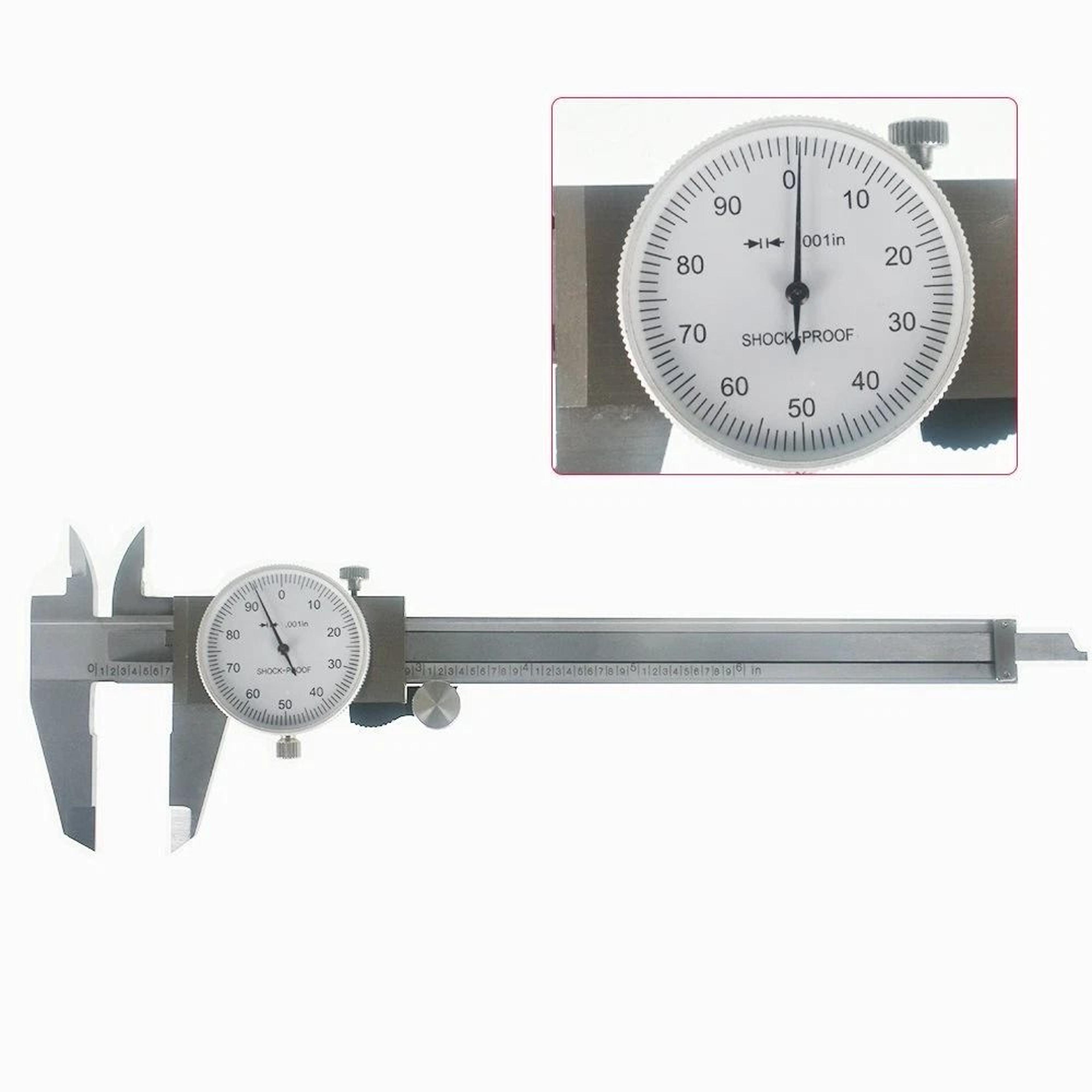 precision dial caliper carbon steel shockproof measuring tool