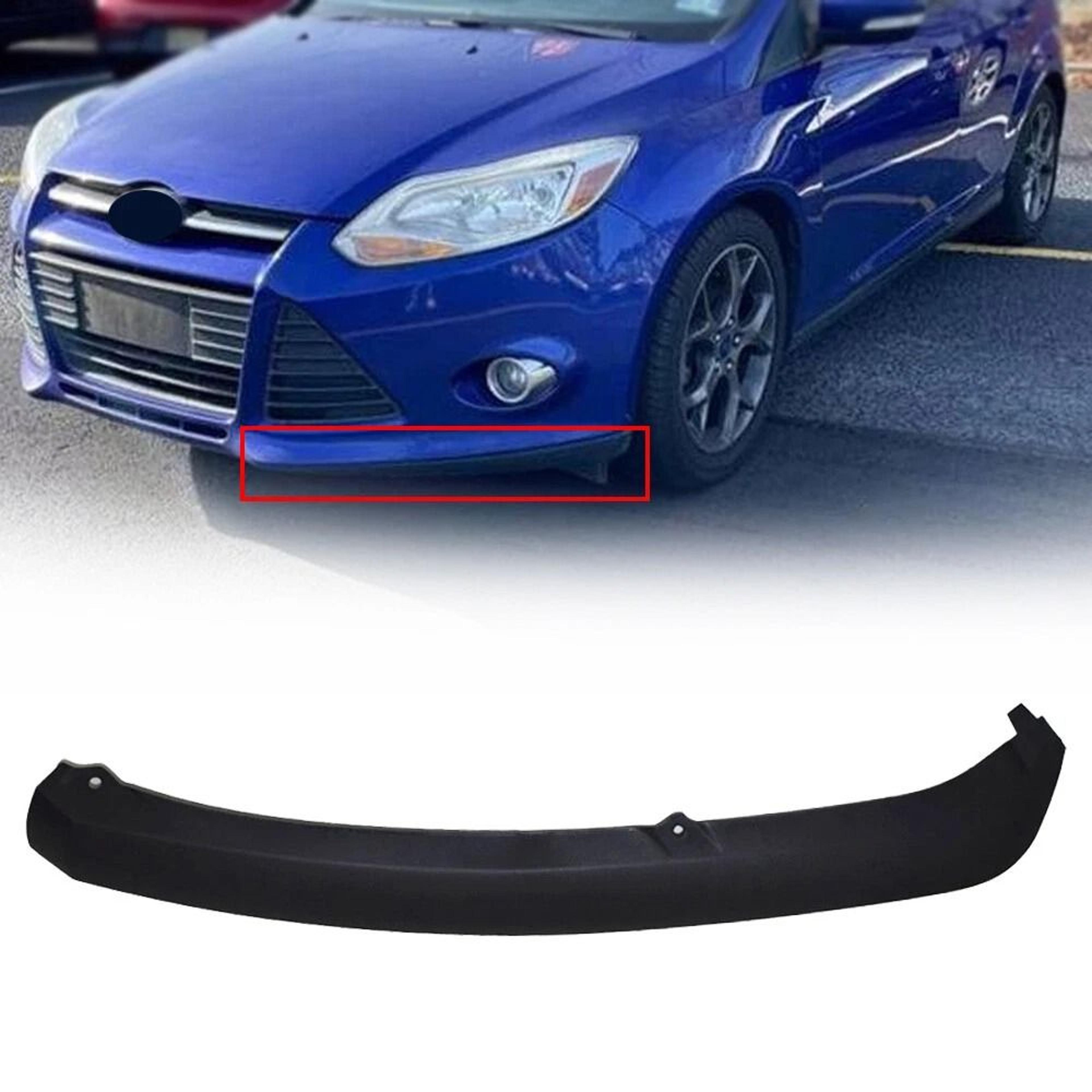 premium driver side left front bumper lower air deflector for ford focus