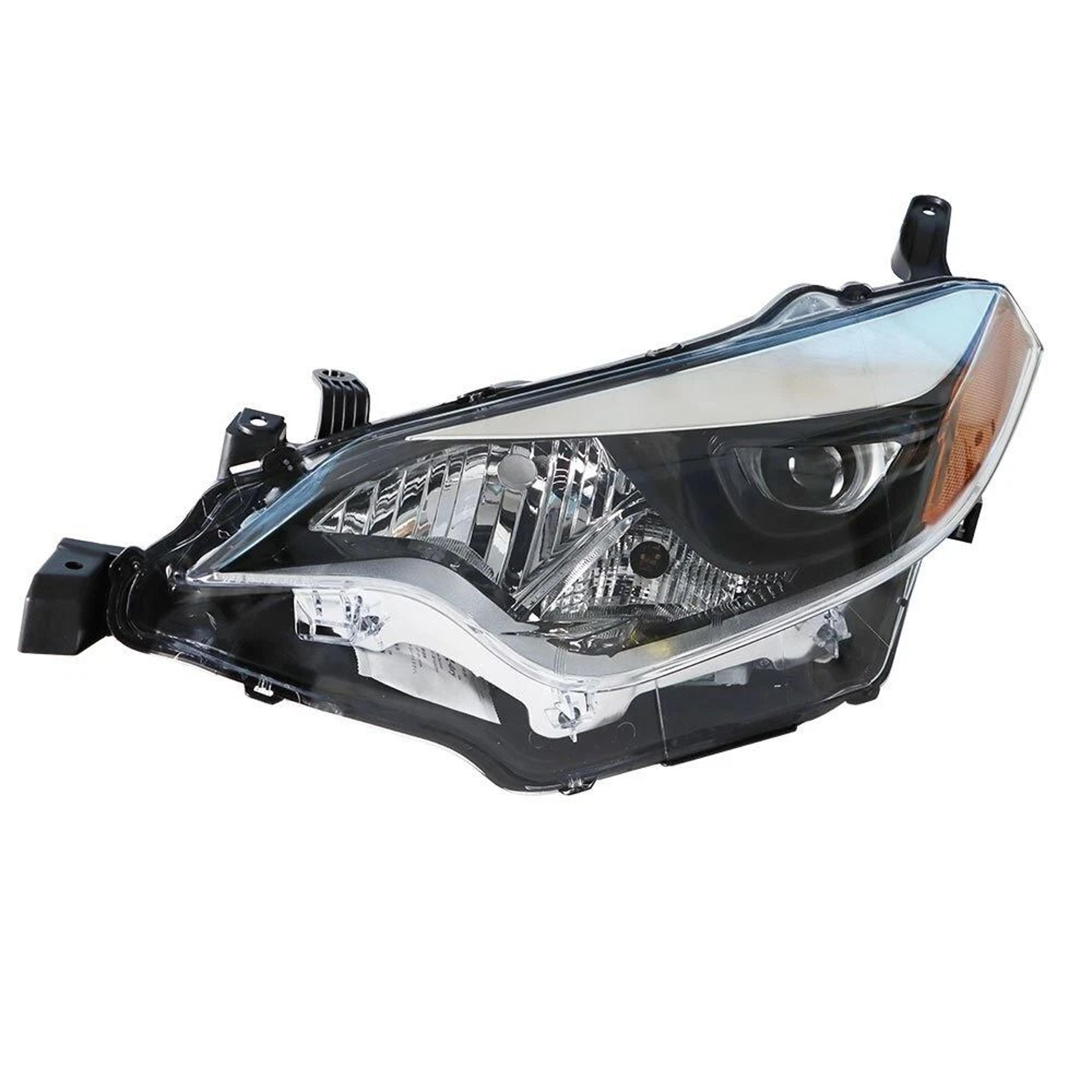 premium headlight for toyota corolla driver side clear housing