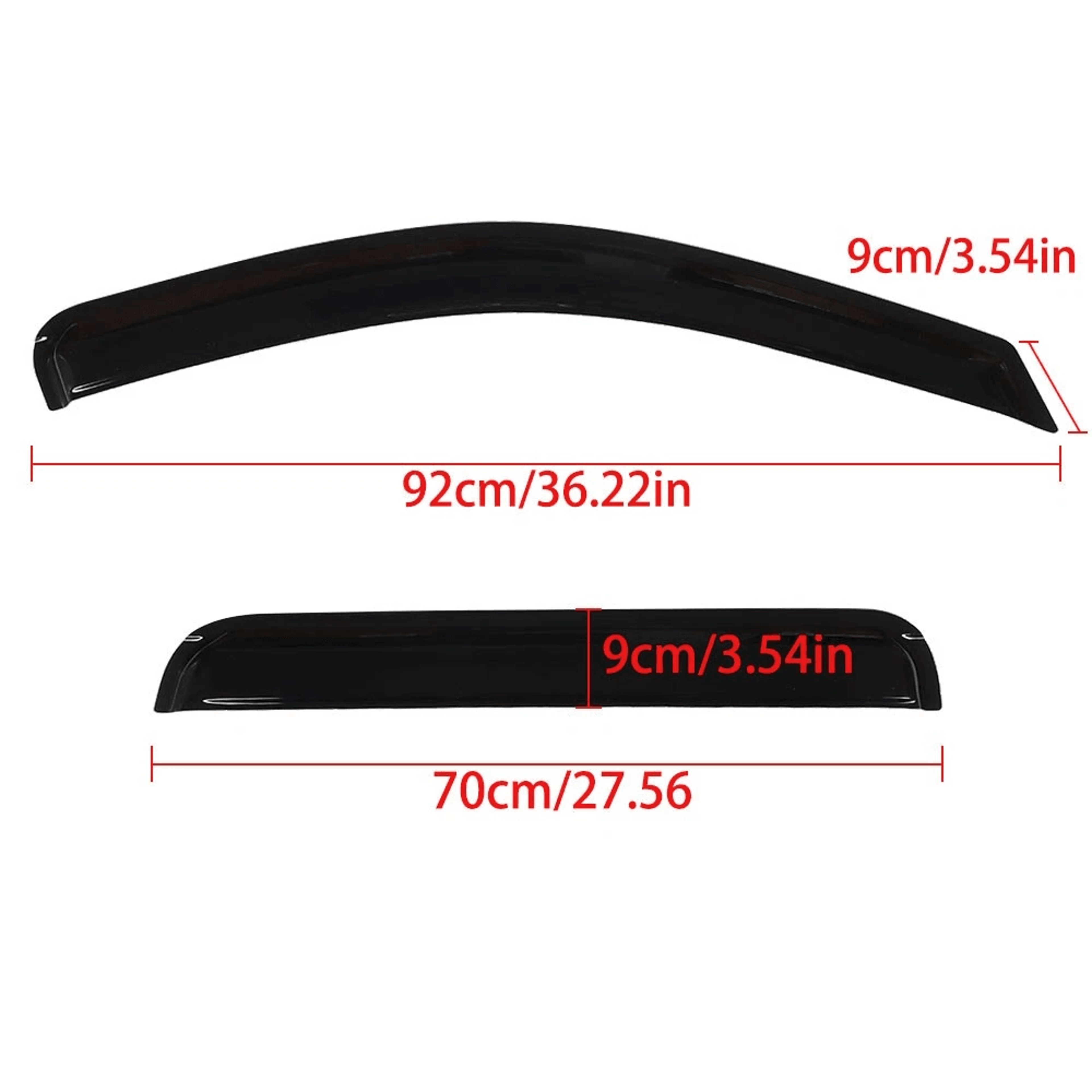Replacement Window Visors  Rain Guards For Jeep Grand Cherokee Sun Deflectors 9