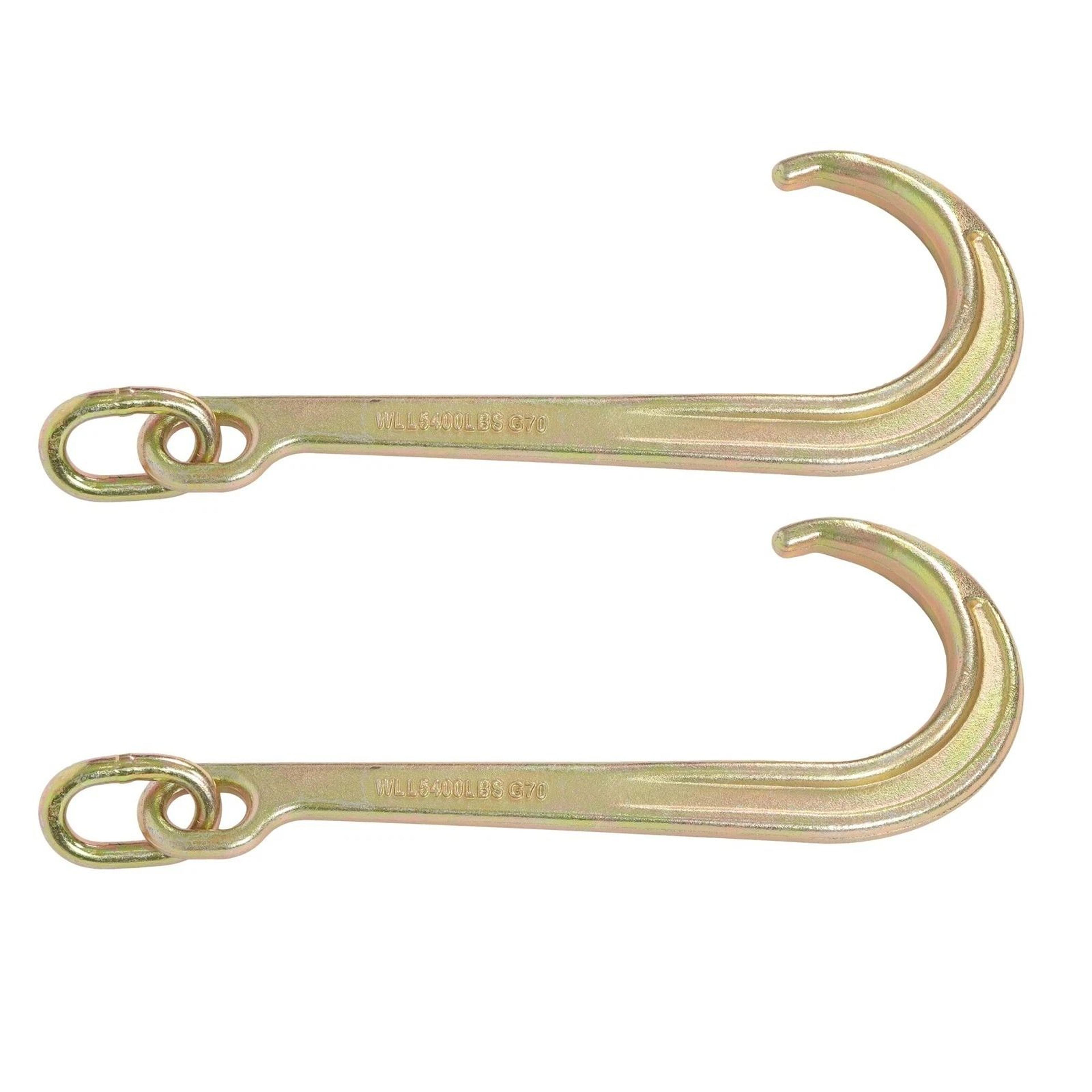 Heavy Duty G70 J Hook Tow Hooks Pair With Load Capacity 4