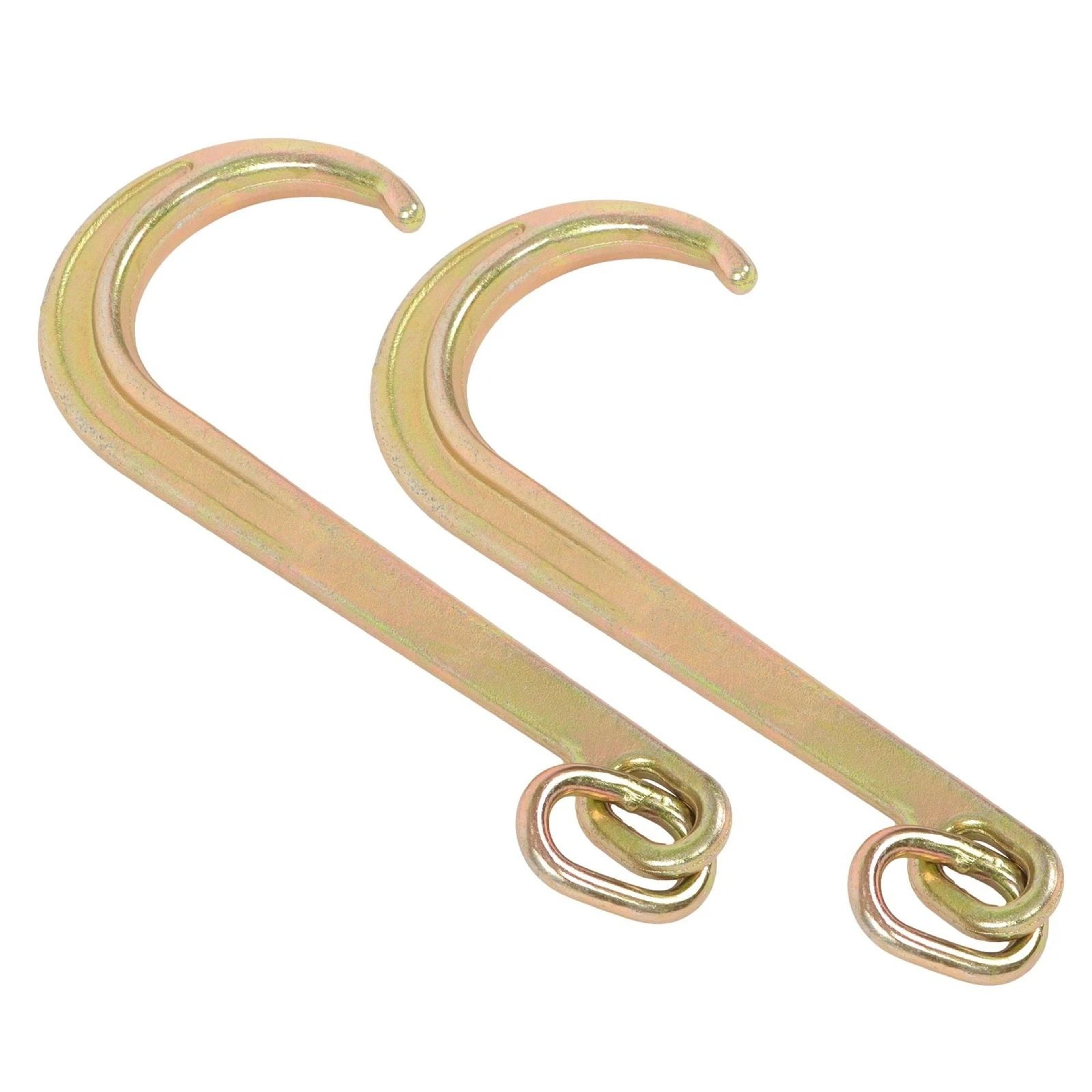 Heavy Duty G70 J Hook Tow Hooks Pair With Load Capacity 6