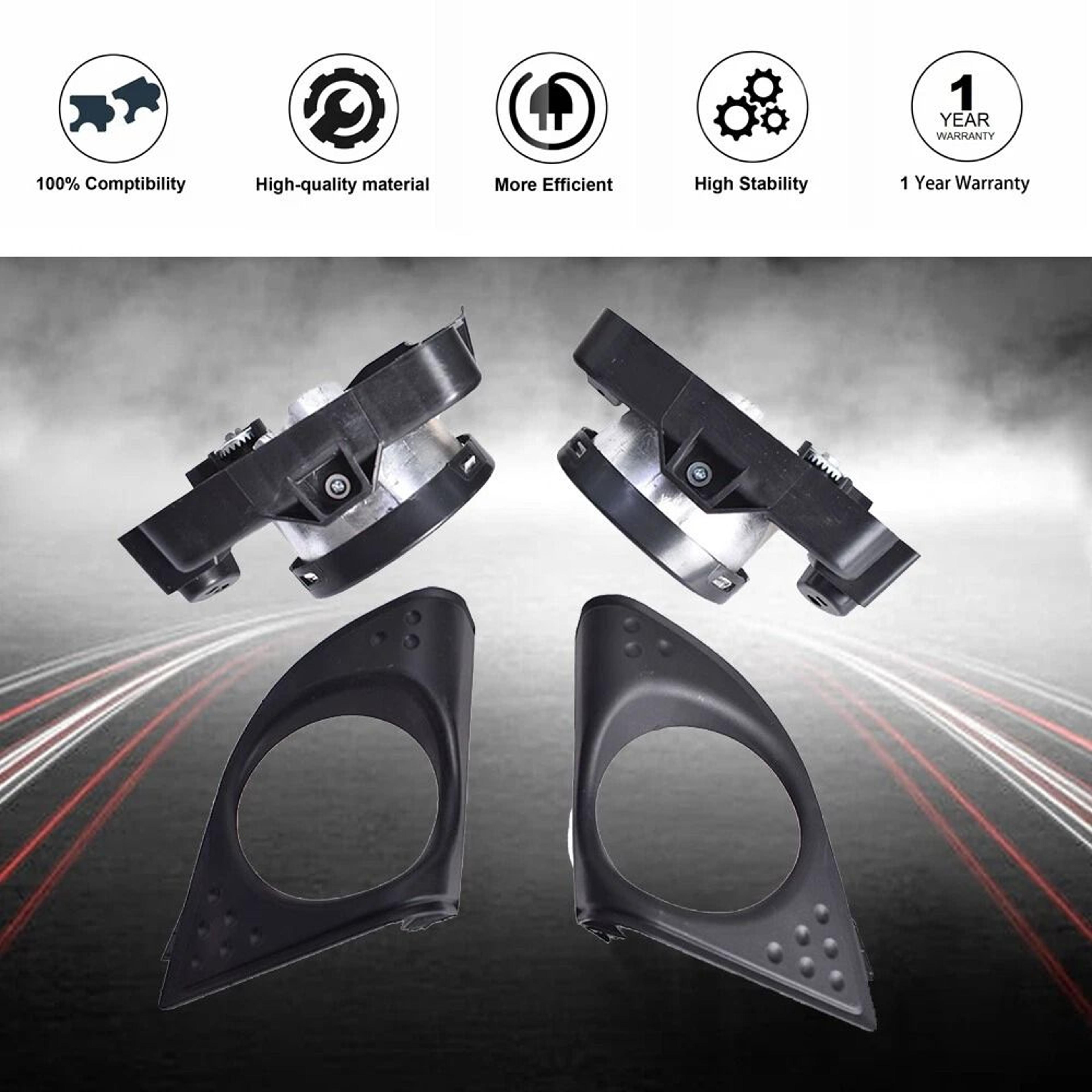 Premium Front Fog Lamp Assembly For Acura TSX With Bulbs Direct Fit Replacement 6