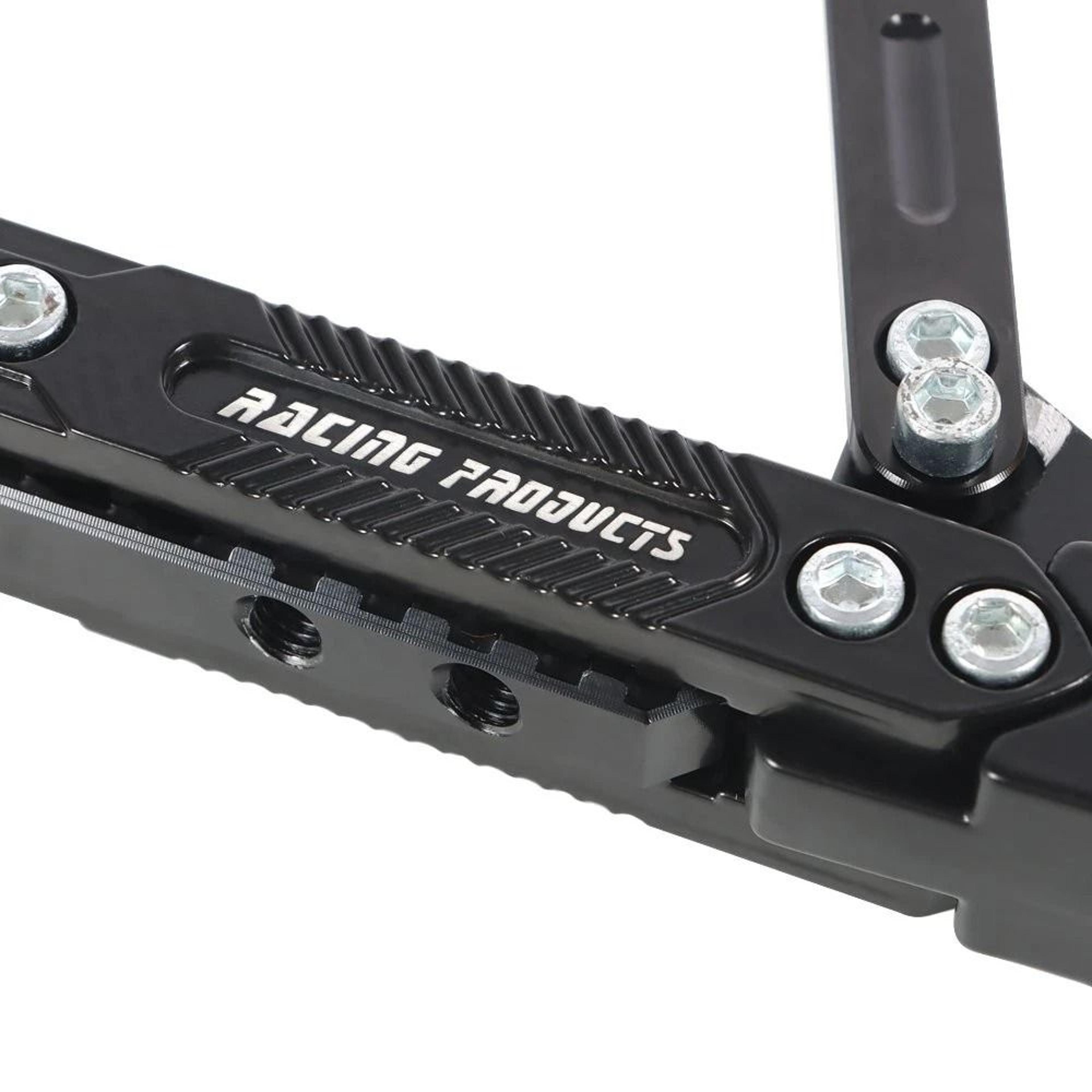 Premium Adjustable Motorcycle CNC Aluminum Kickstand Foot Universal Side Stand Support 1