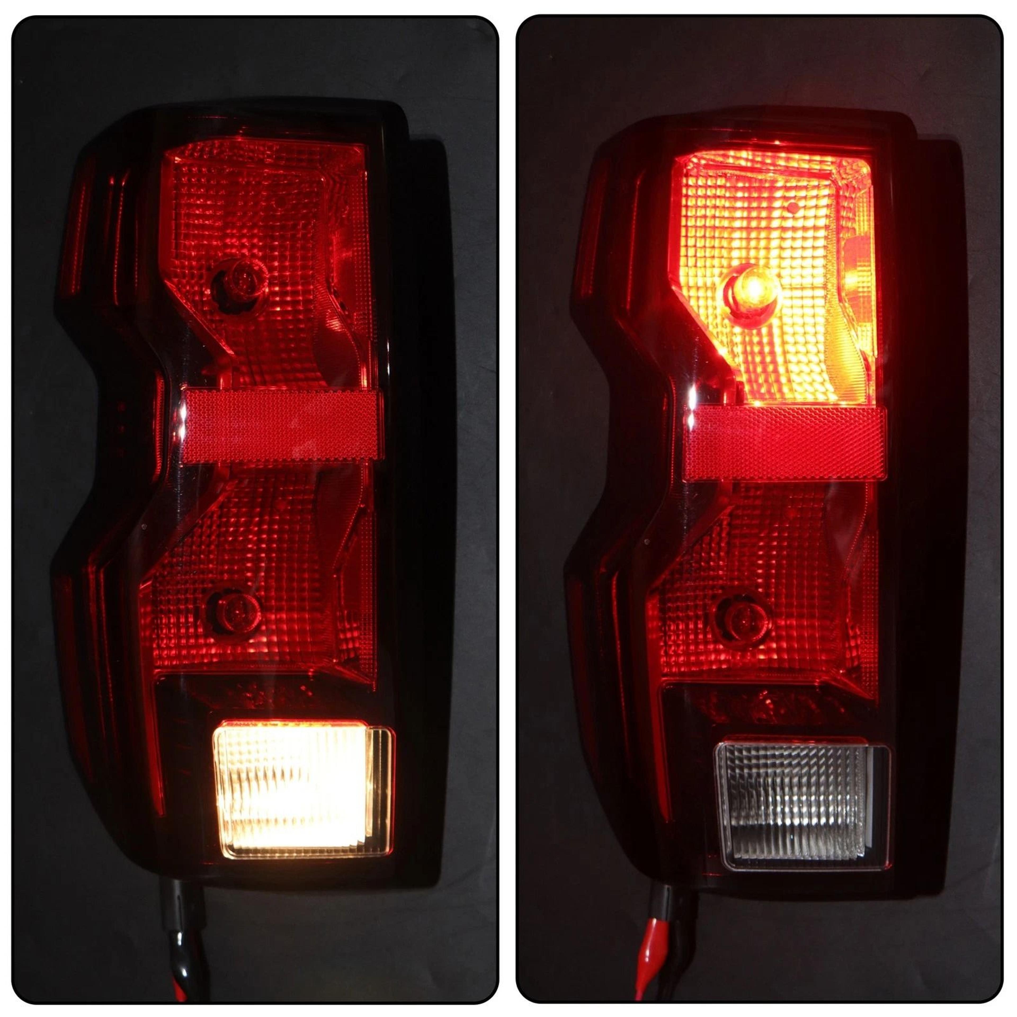 Premium Left Tail Light Assembly Halogen Black Replacement For Chevrolet Colorado 10