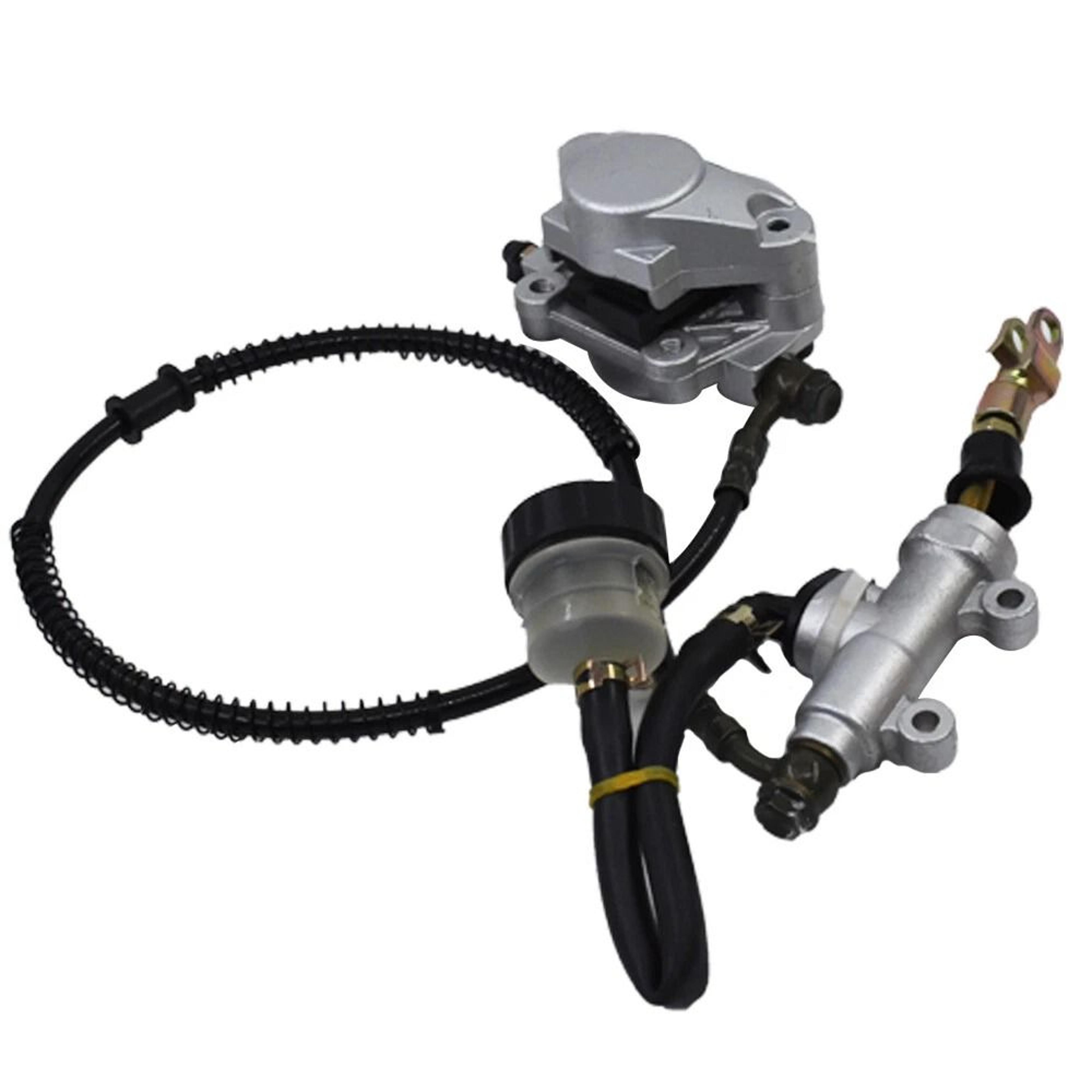 Hydraulic Rear Disc Brake Caliper System With Pads For ATV Quad Dirt Bike 6
