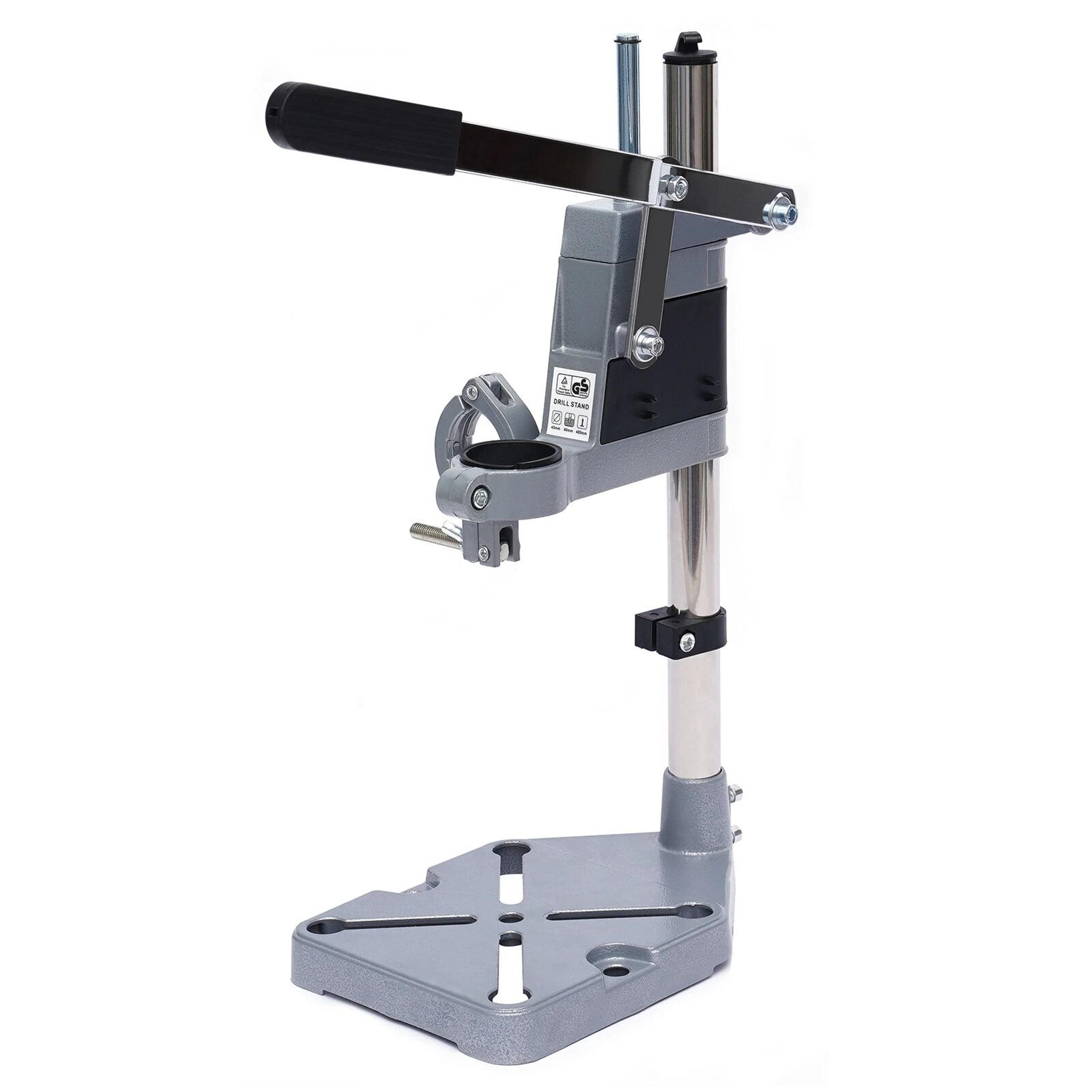 Portable Drill Press Stand With Adjustable Bench Clamp Hand Drill Holder 9