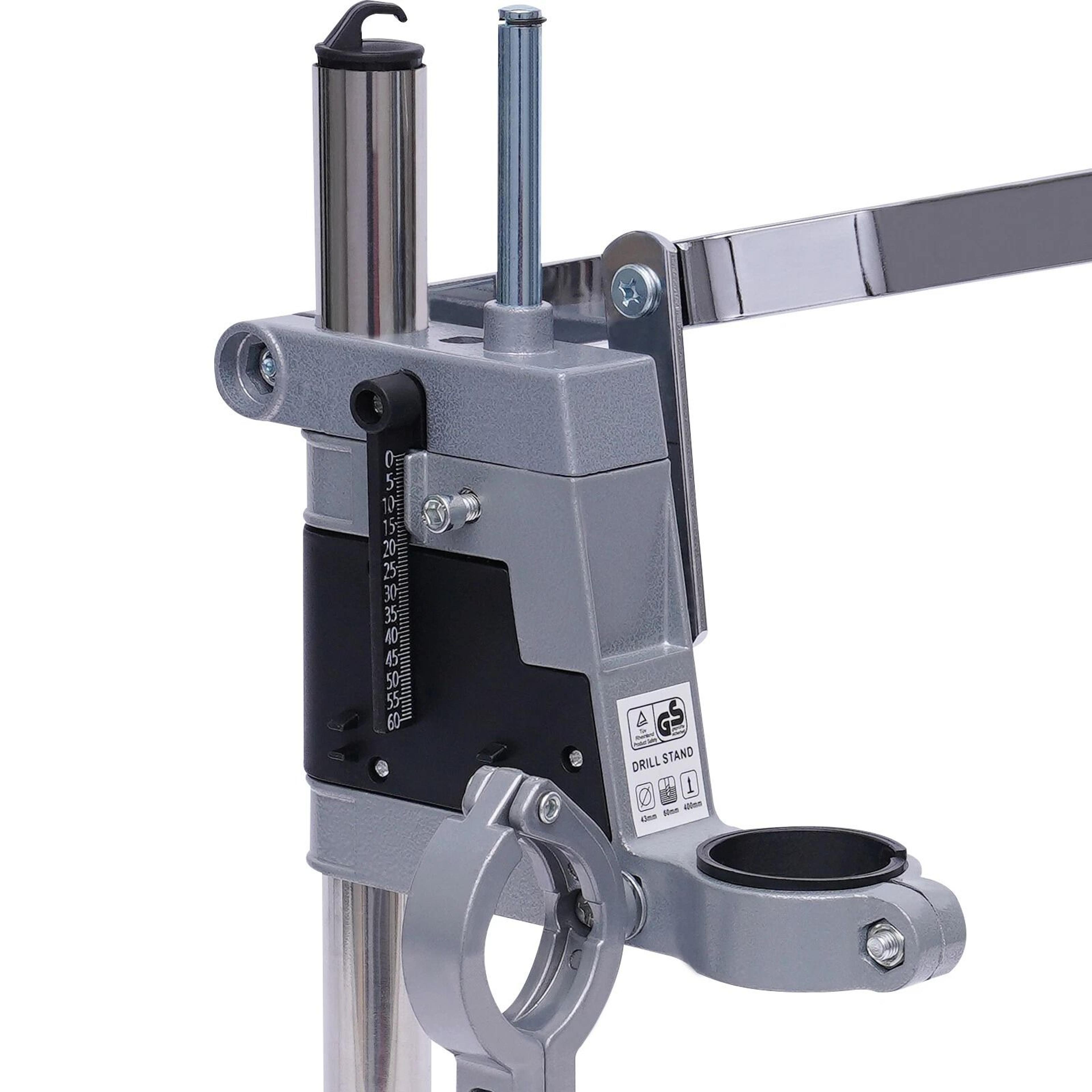 Portable Drill Press Stand With Adjustable Bench Clamp Hand Drill Holder 11