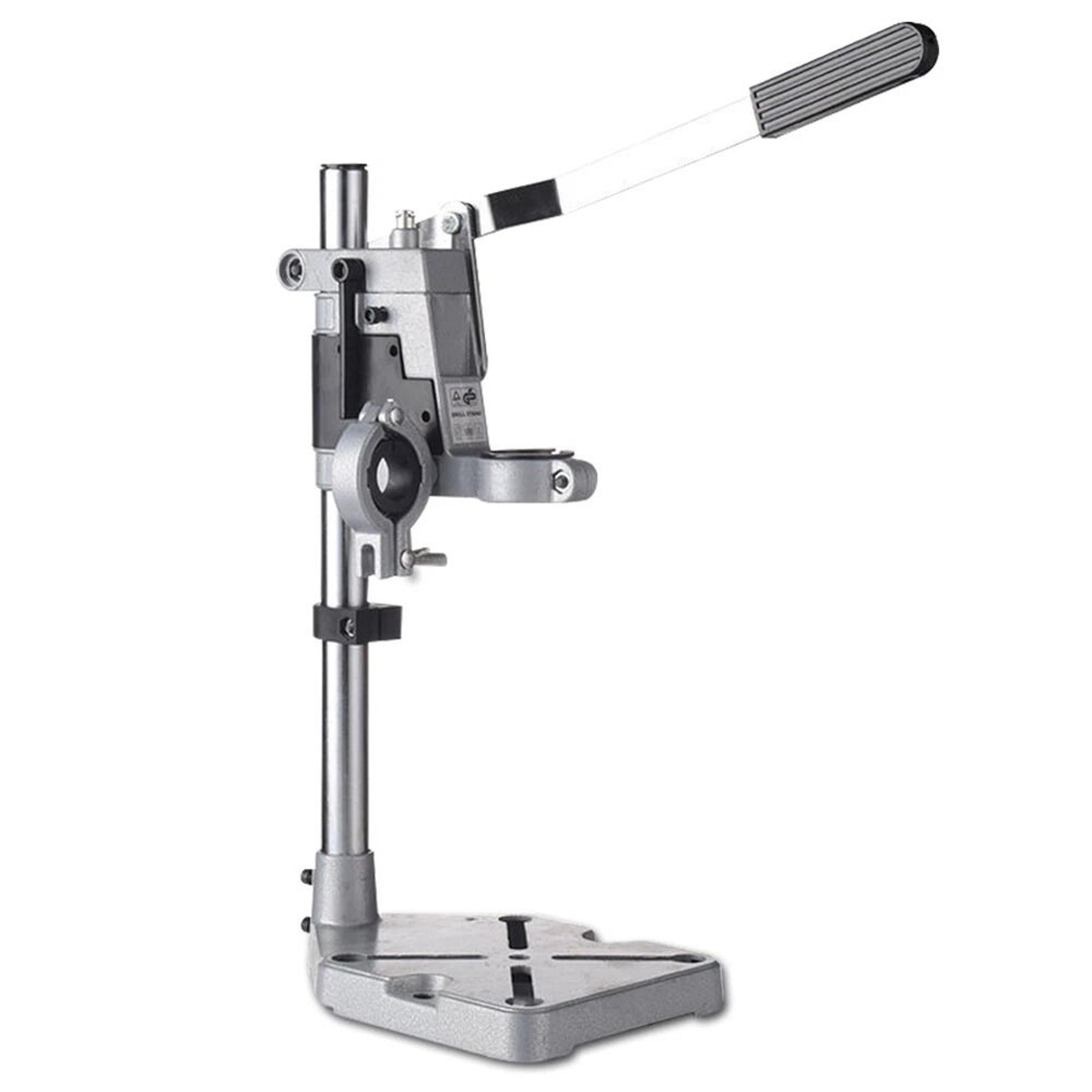 Portable Drill Press Stand With Adjustable Bench Clamp Hand Drill Holder 16