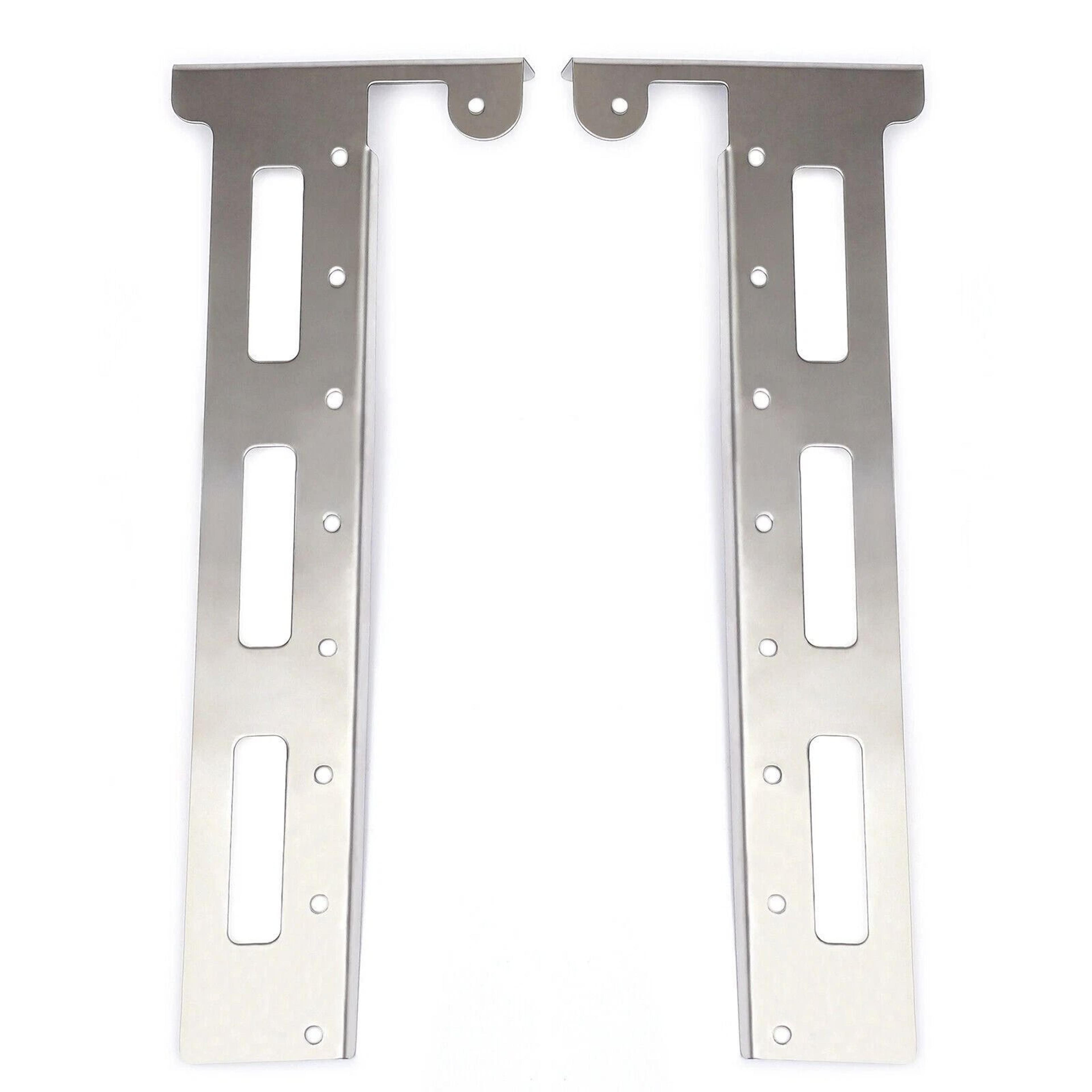 Wall Mount Microwave Shelf Stainless Steel Kitchen Storage Rack With 12 Hooks 6