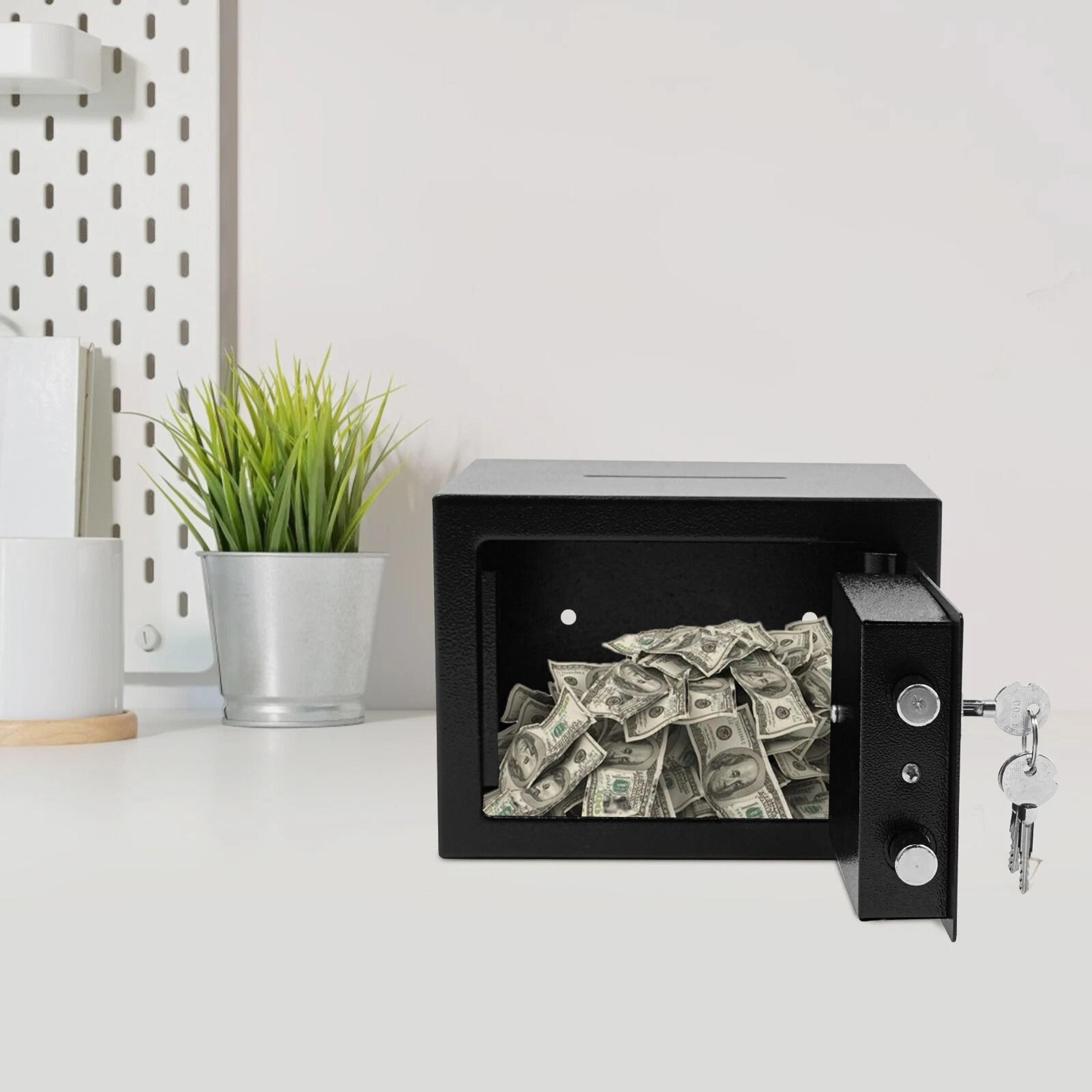 premium drop slot cash safe small security safe box for home & office