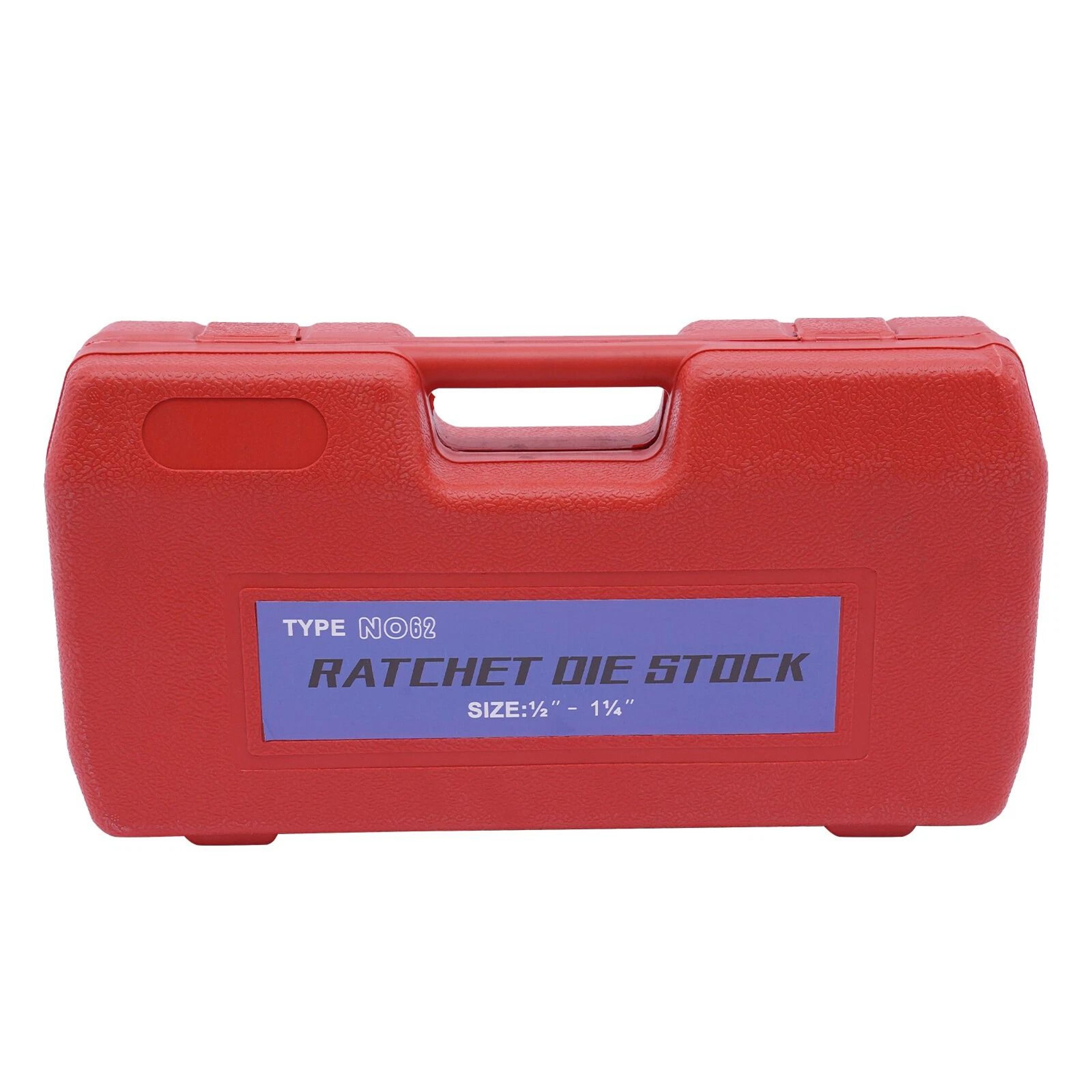 Heavy Duty Manual Pipe Threader Set With Ratchet Handle Threading Die Set 7