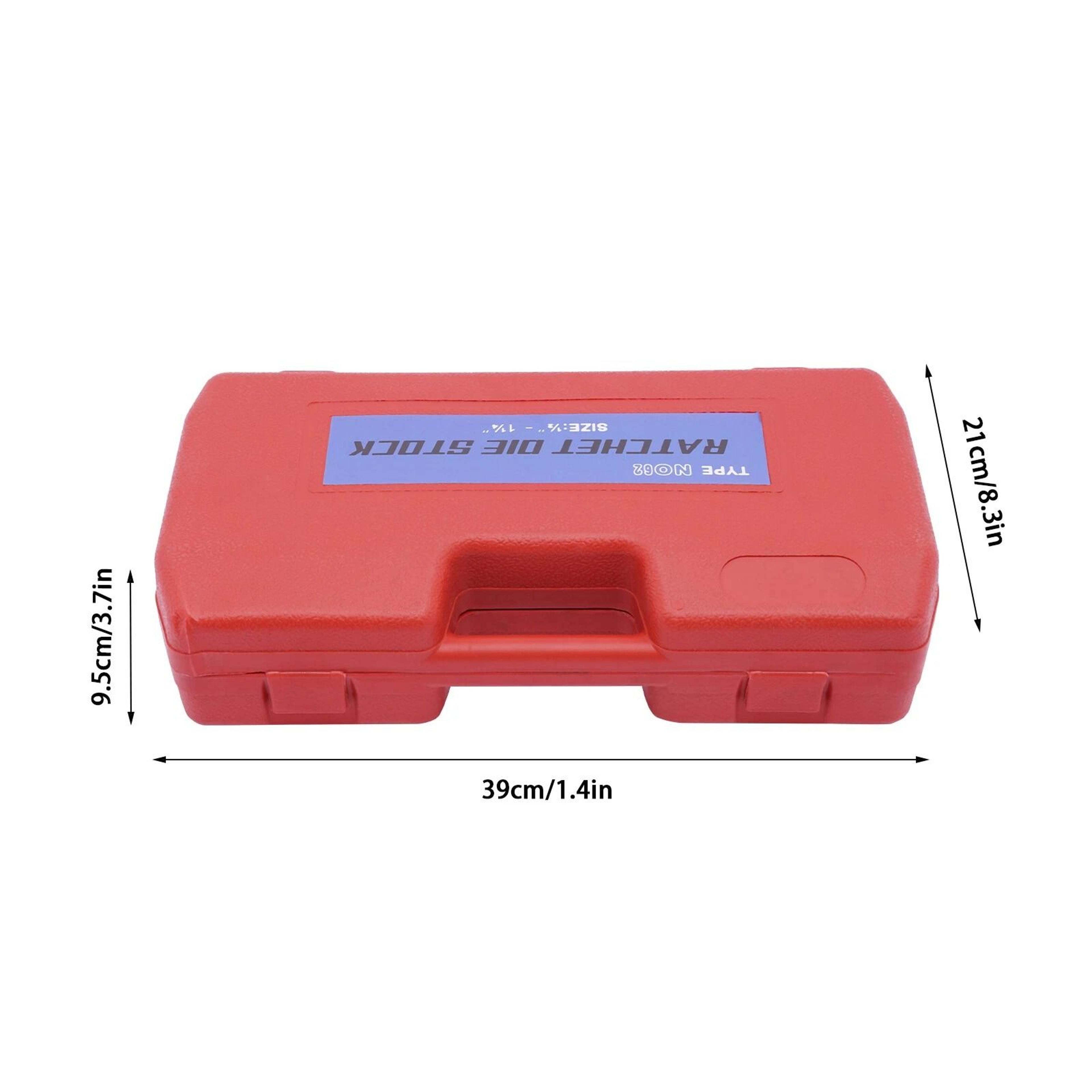 Heavy Duty Manual Pipe Threader Set With Ratchet Handle Threading Die Set 8