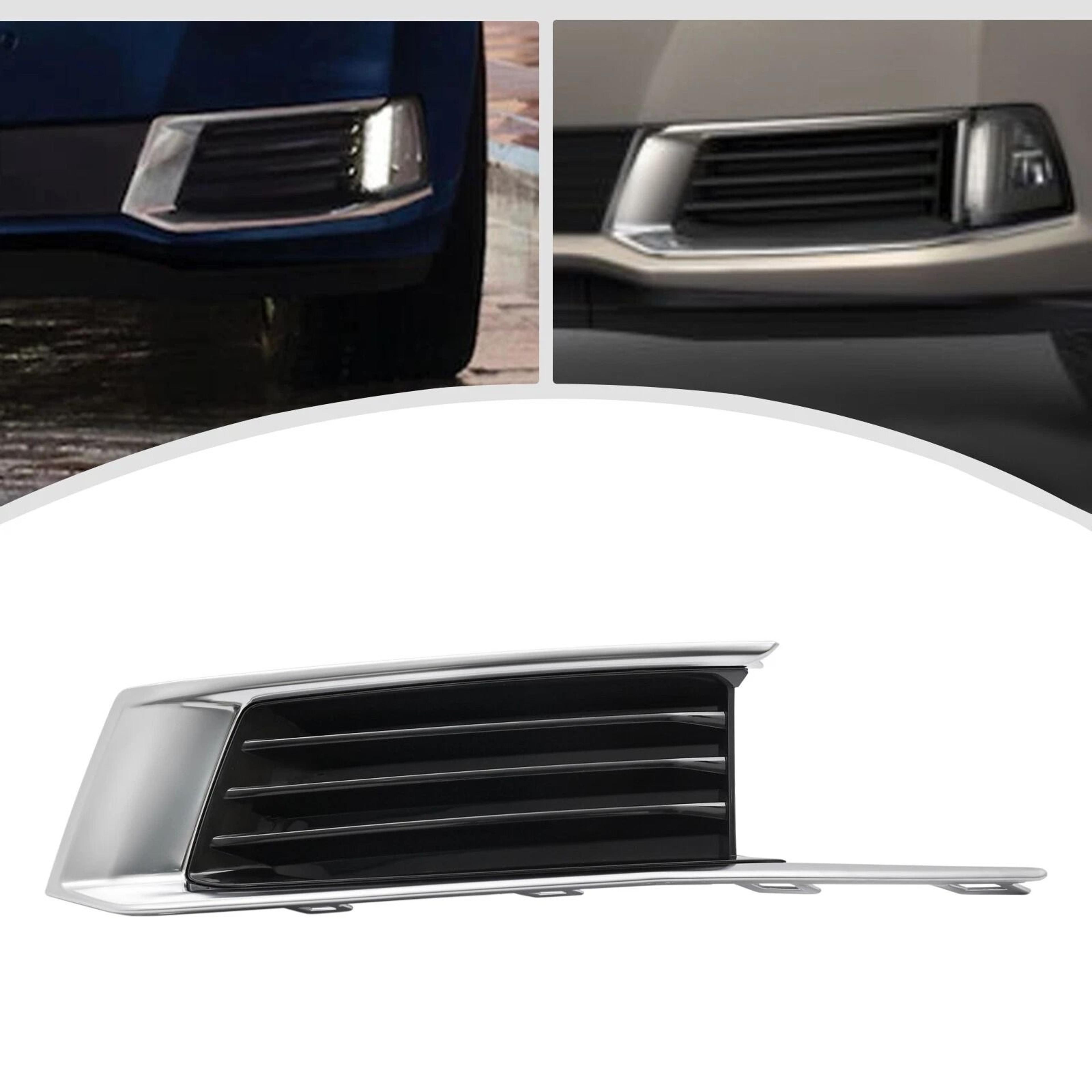 Premium Front Bumper Grille Cover Left Cadillac XTS Fog Light Cover Chrome Replacement 17