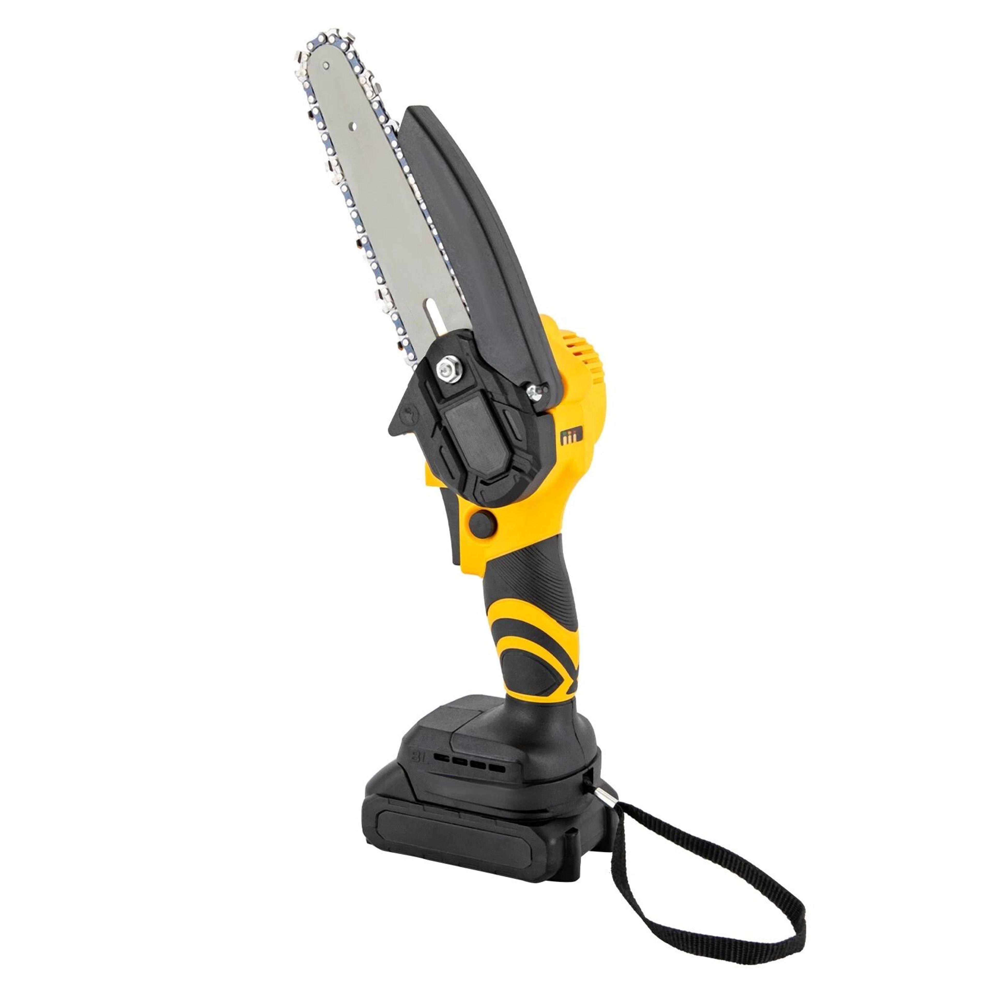 Cordless Mini Chainsaw With 2 Batterie Compact Handheld Electric Chainsaw For Yard  Wood Cutting 13
