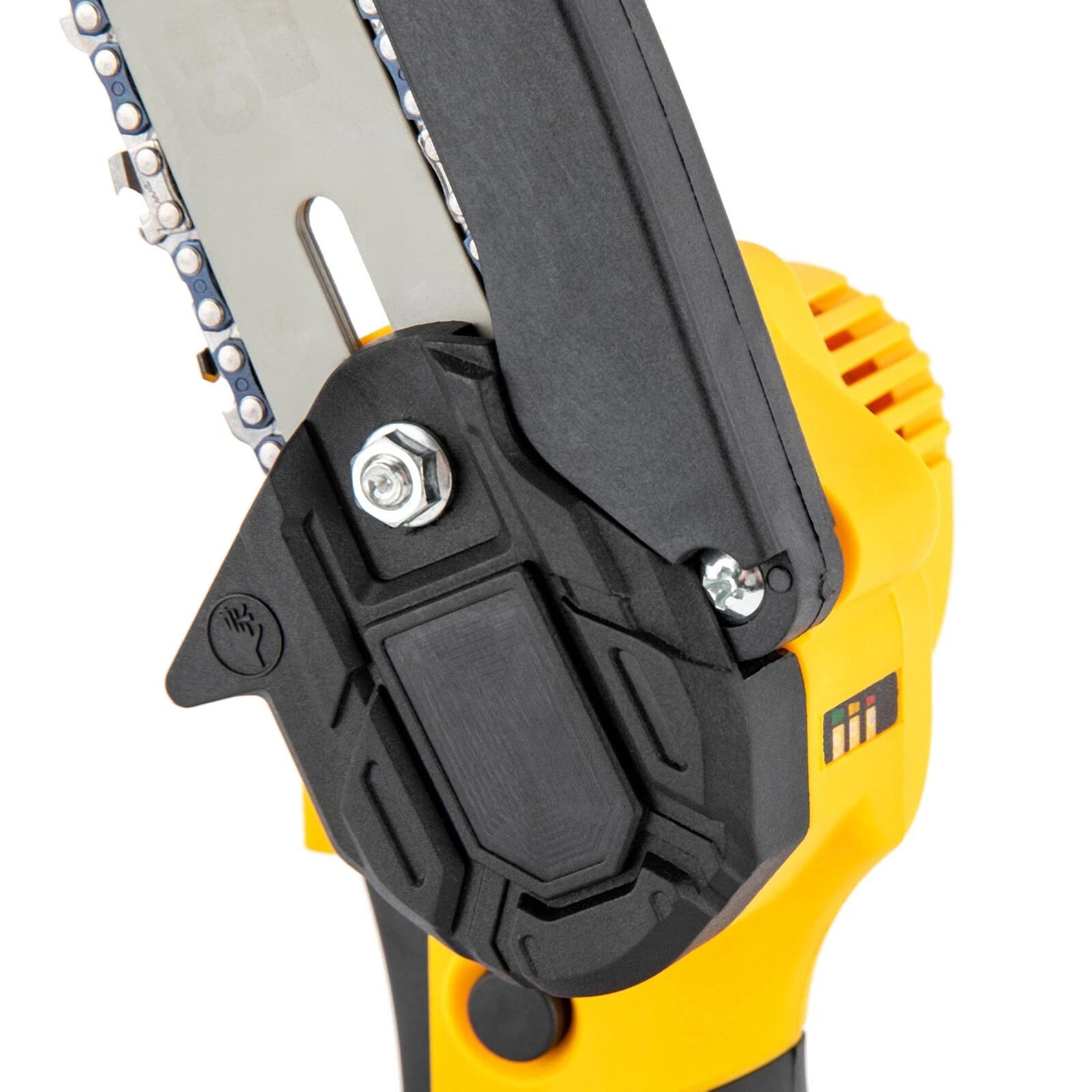 Cordless Mini Chainsaw With 2 Batterie Compact Handheld Electric Chainsaw For Yard  Wood Cutting 8