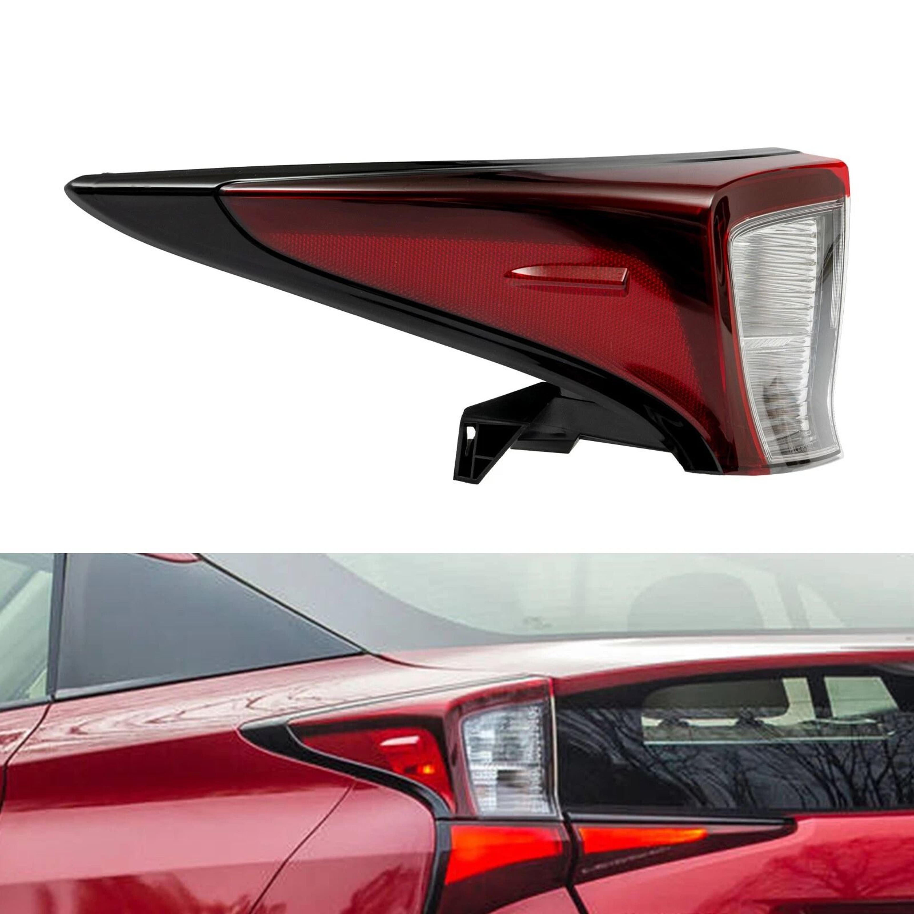 premium left driver side outer tail light for toyota prius halogen rear lamp