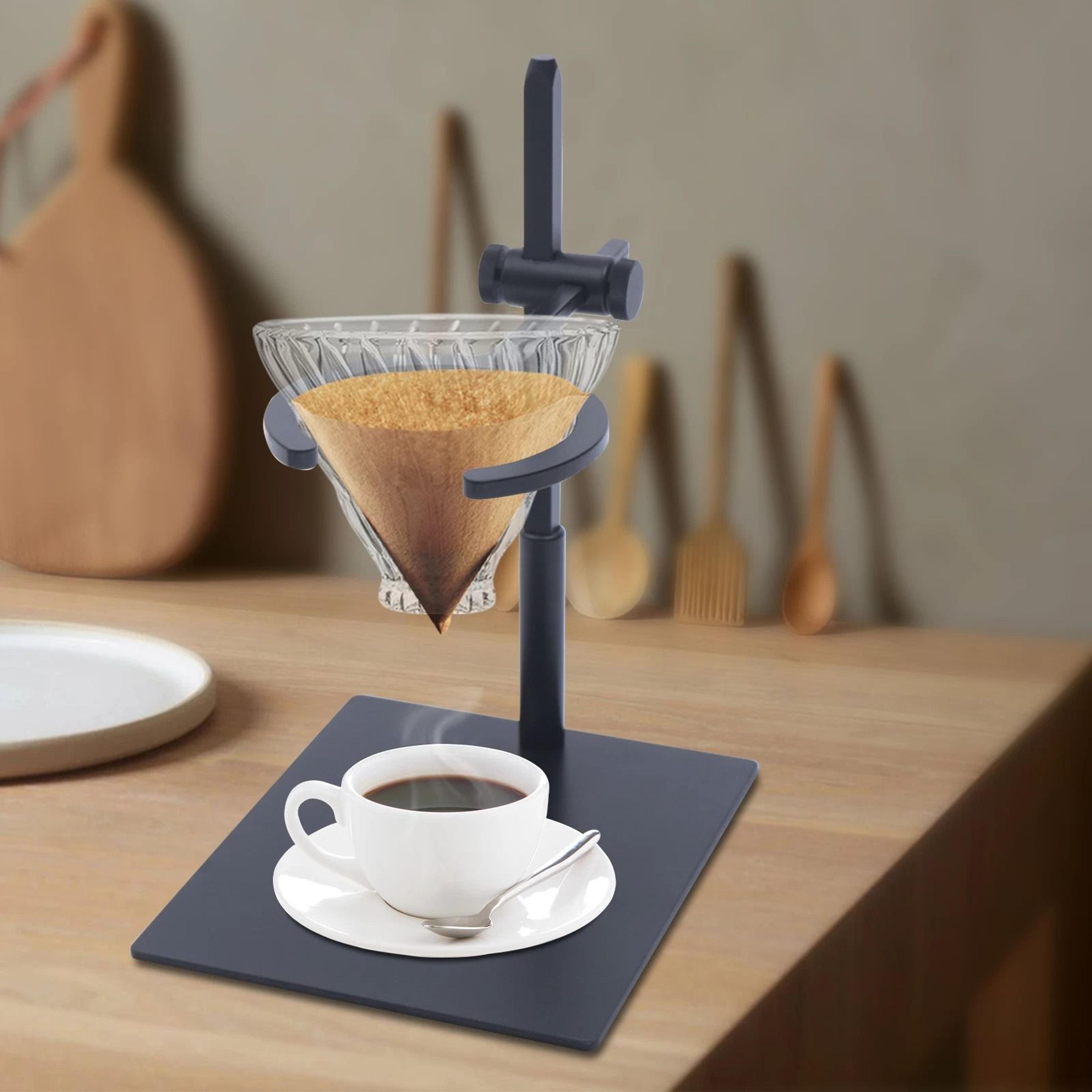 adjustable pour over coffee stand & non slip coffee rack dripper holder for home brew