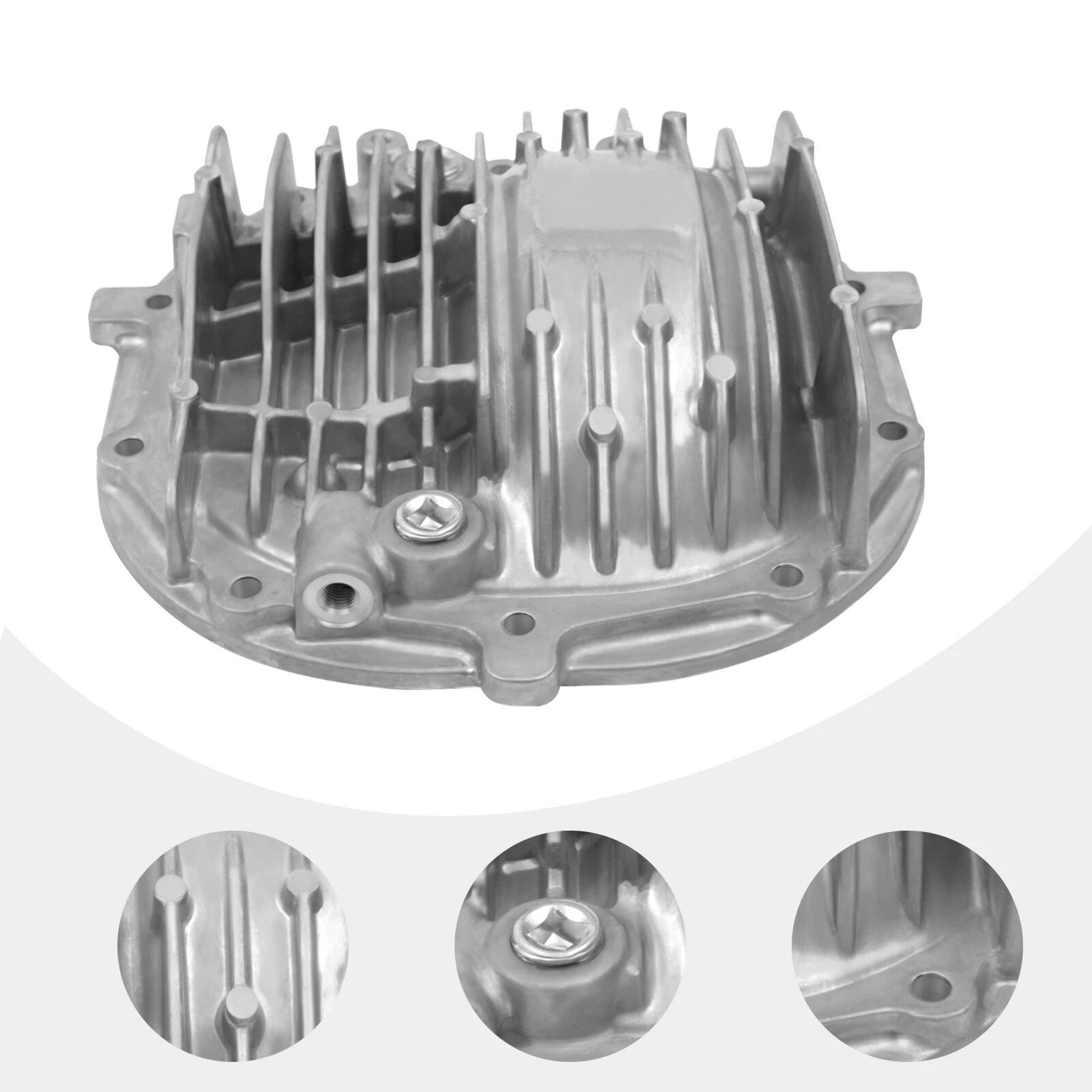 Premium Axle Rear Differential Cover Finned Aluminum For Ford Mustang 9