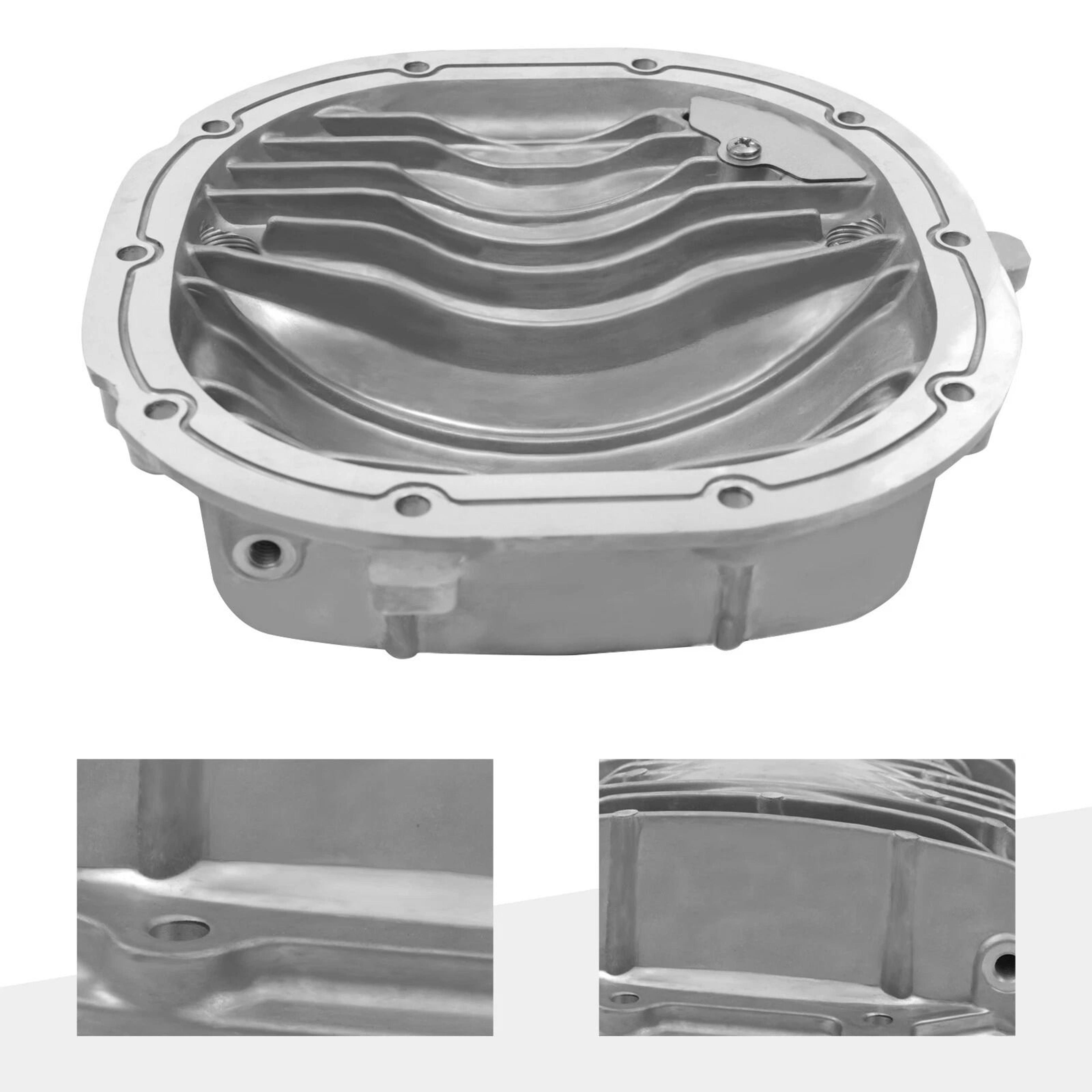 Premium Axle Rear Differential Cover Finned Aluminum For Ford Mustang 6