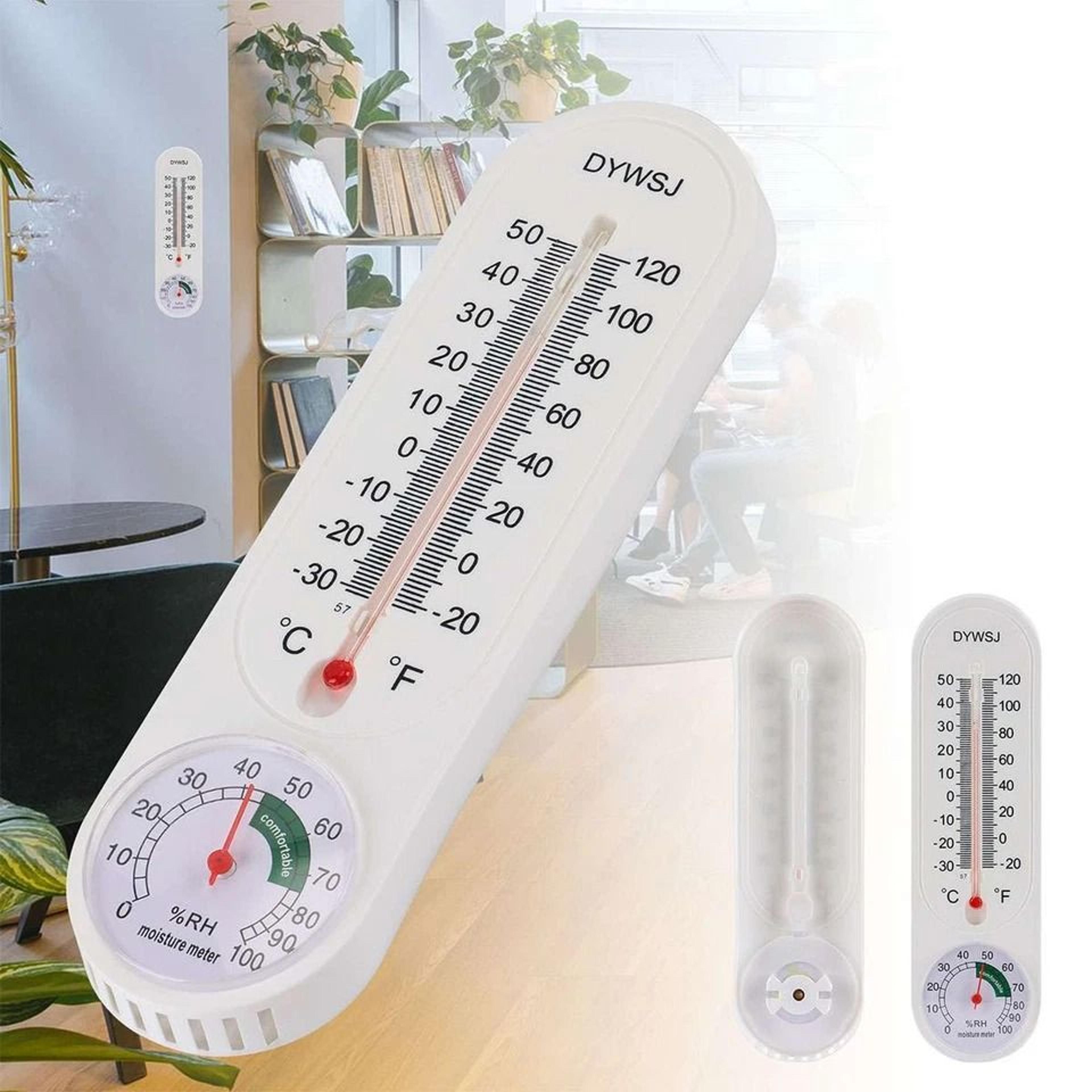 ultimate indoor outdoor wall thermometer & humidity meter for garden & greenhouse