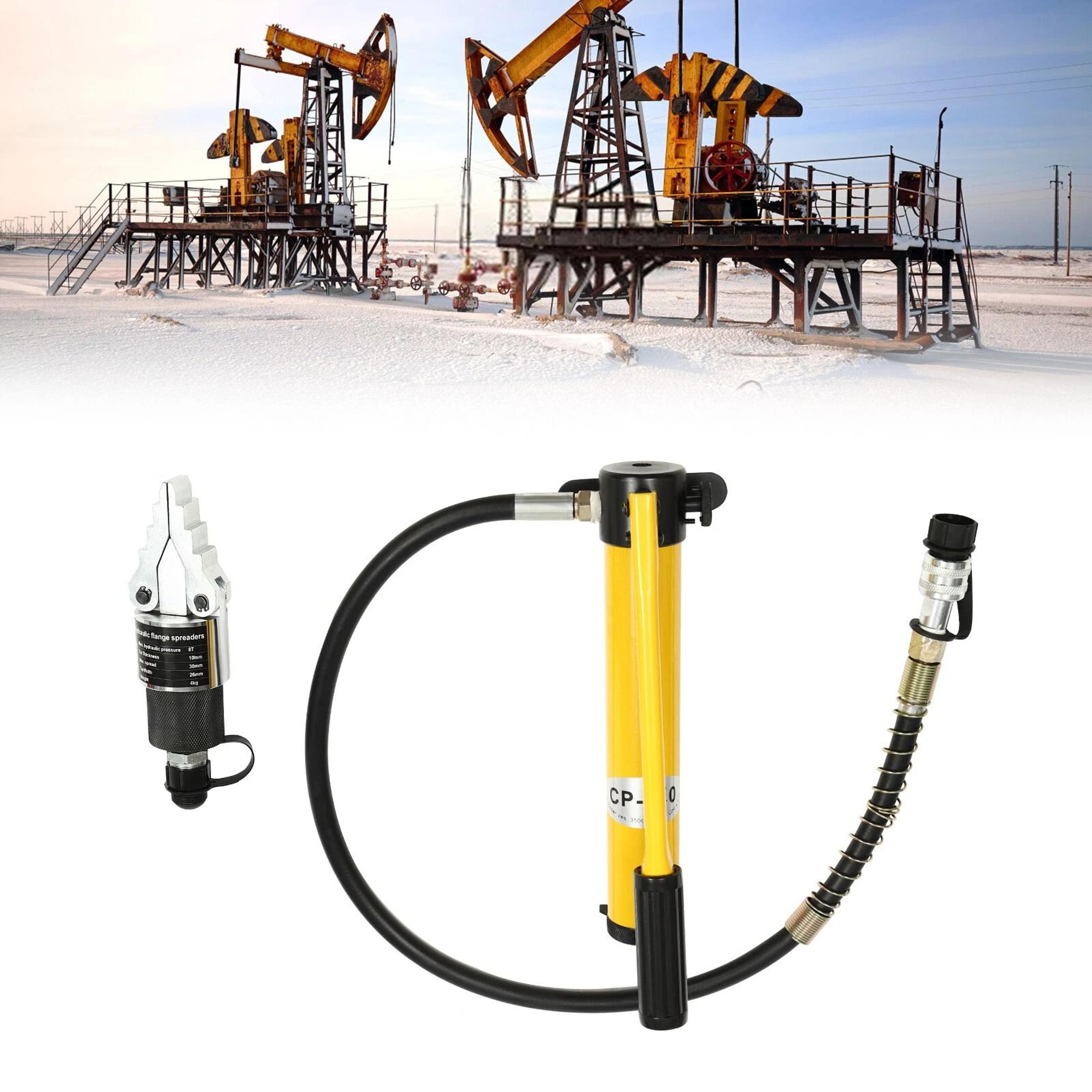 portable 8t hydraulic flange spreader with manual hydraulic pump tool heavy duty expander