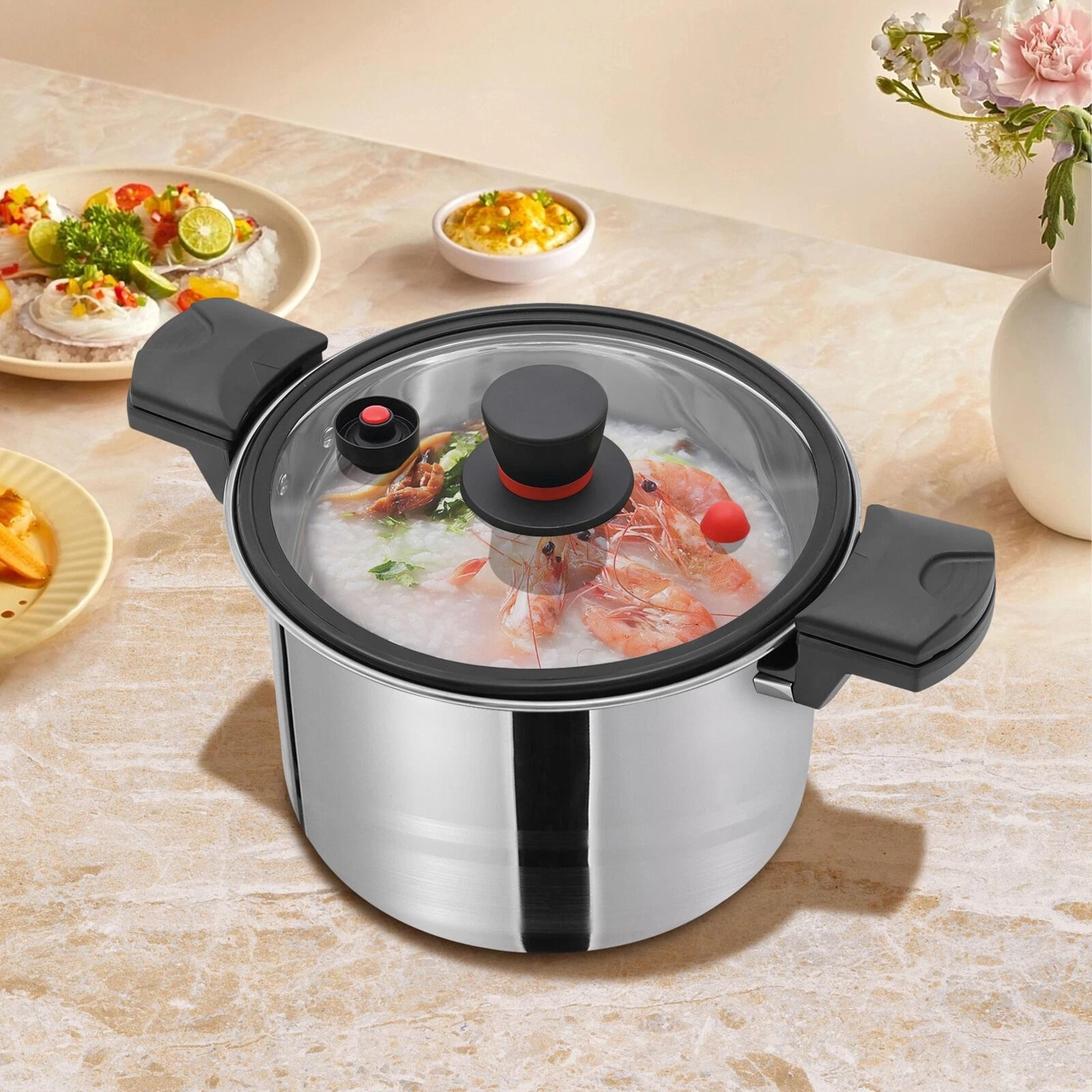 Premium Stainless Steel Pressure Pot Cooker Durable Stovetop Kitchen Pressure Pot 15